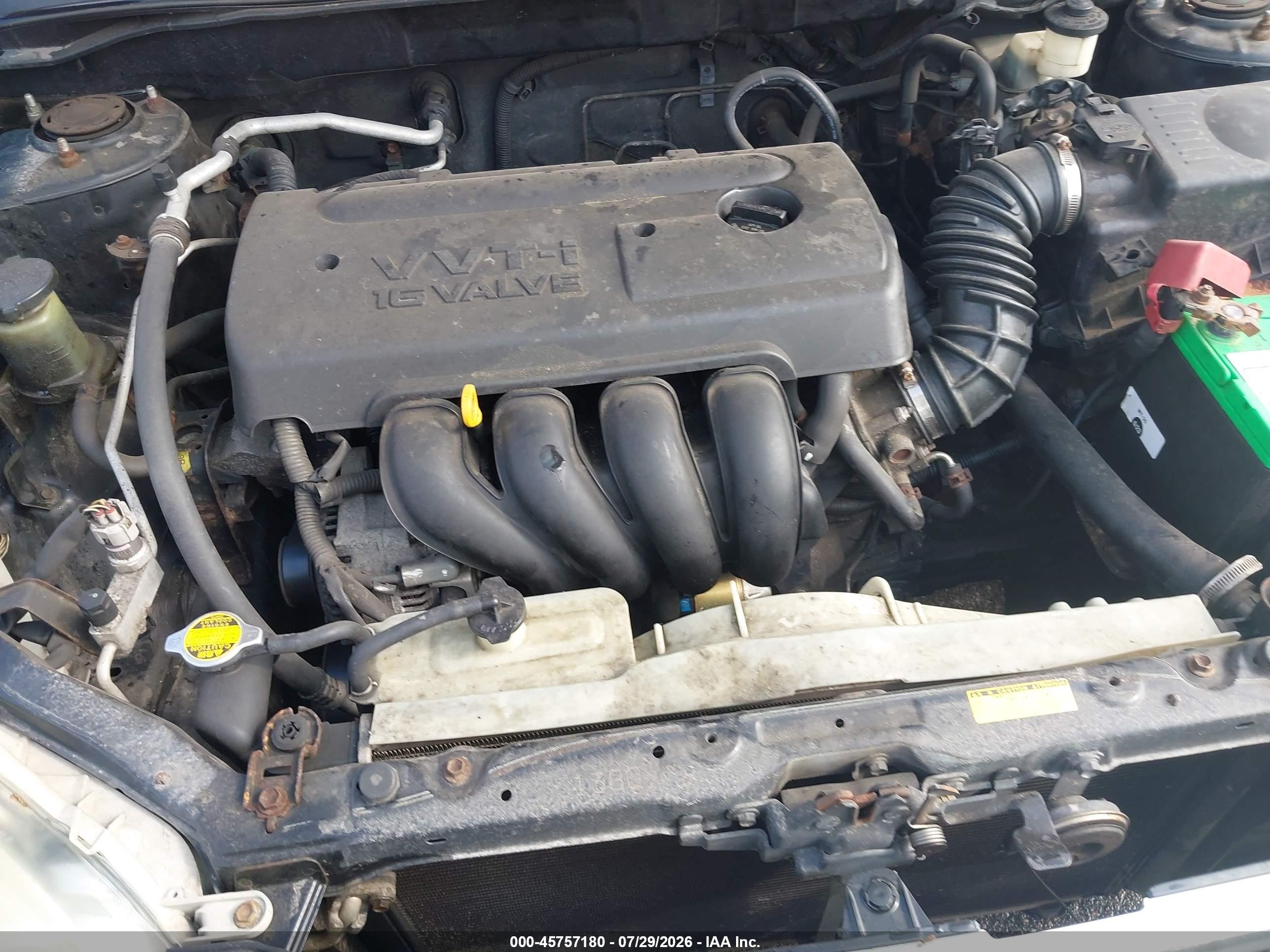 2006 Toyota Corolla Ce Black vin: 2T1BR32E66C620892