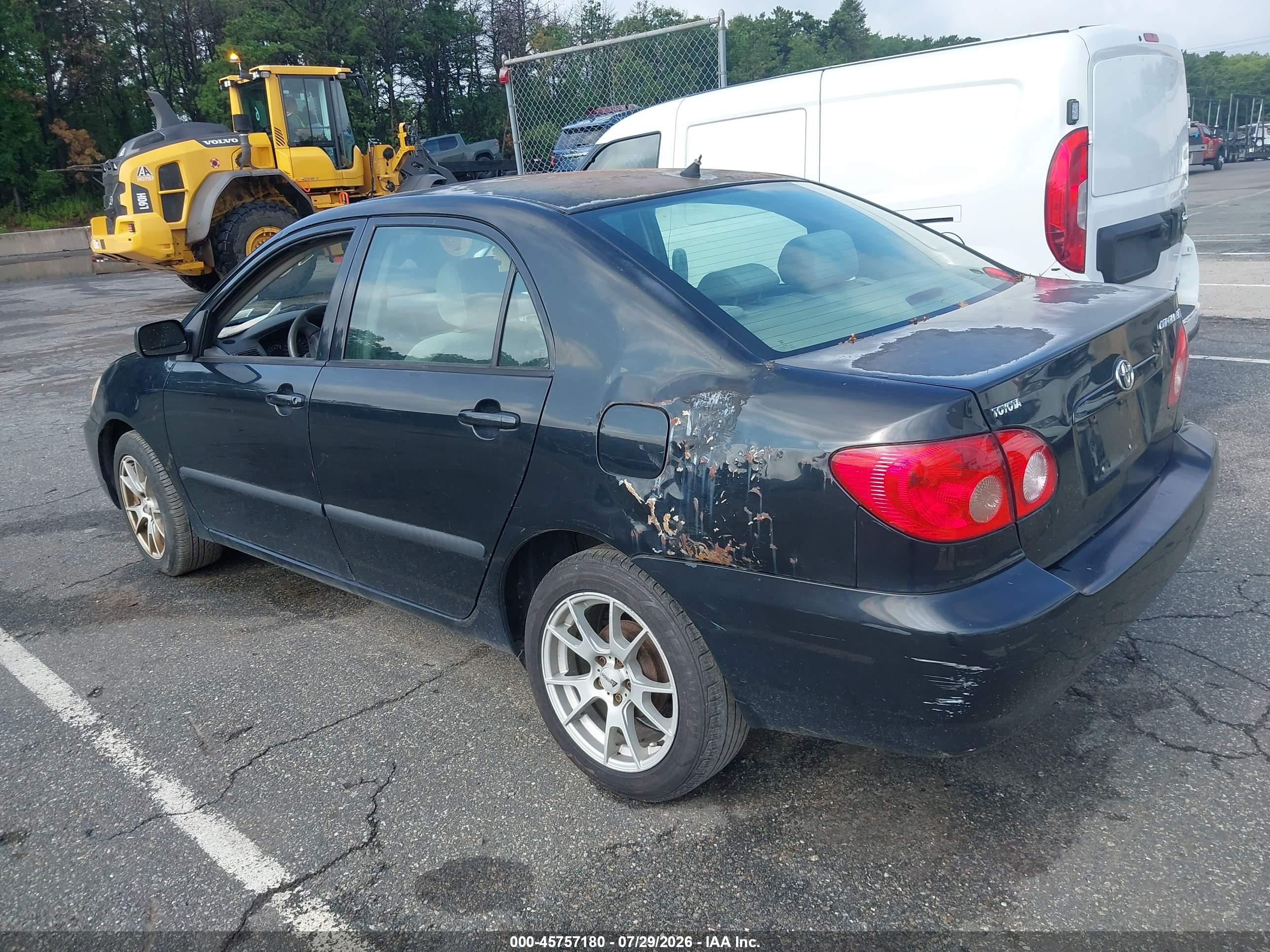 2006 Toyota Corolla Ce Black vin: 2T1BR32E66C620892