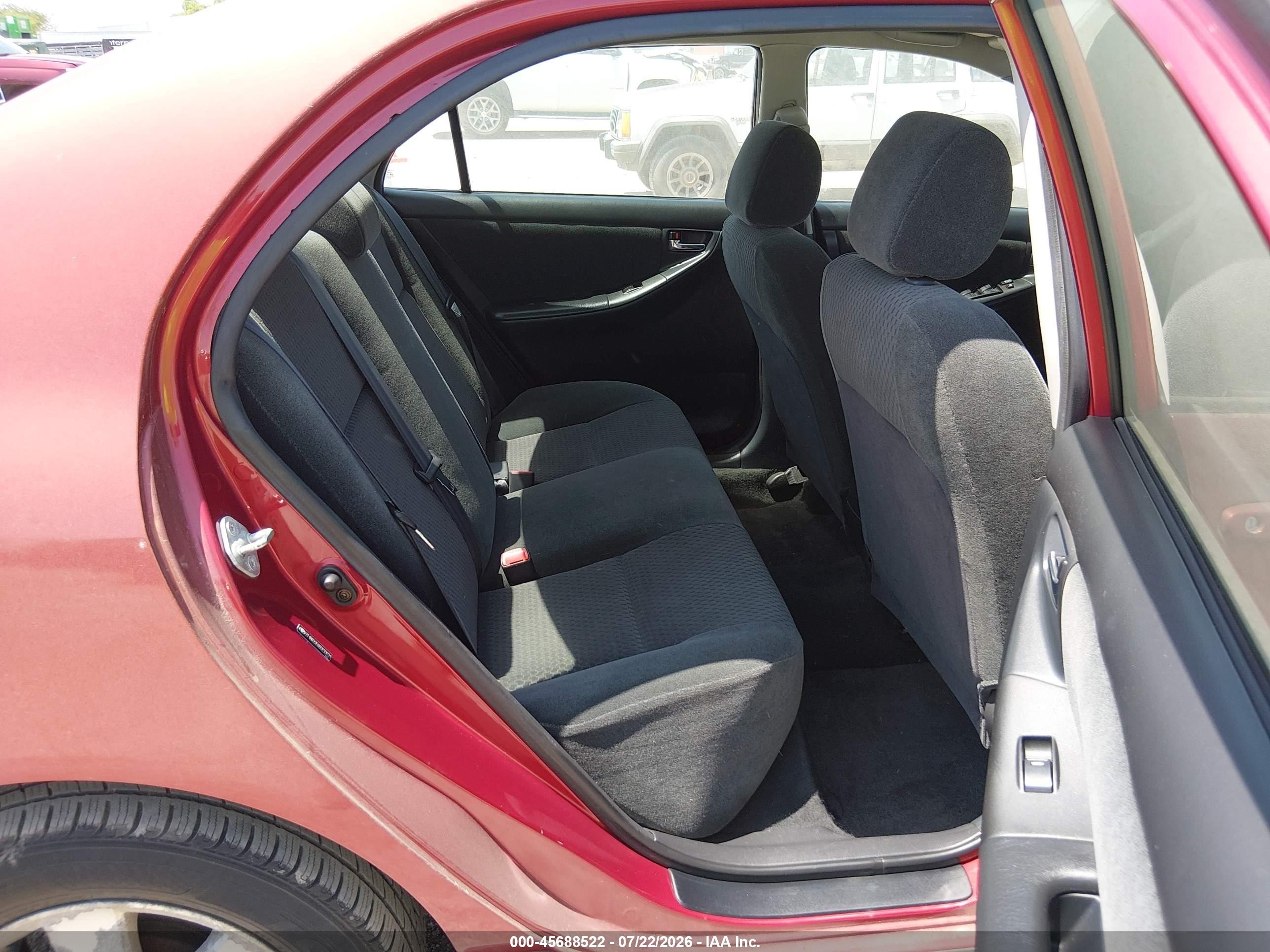 2006 Toyota Corolla S Red vin: 2T1BR32E66C630631