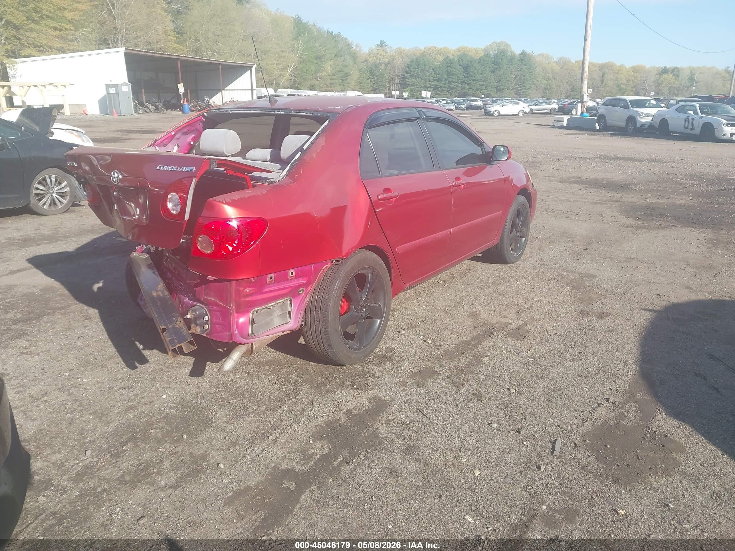 2006 Toyota Corolla Le Red vin: 2T1BR32E66C638650