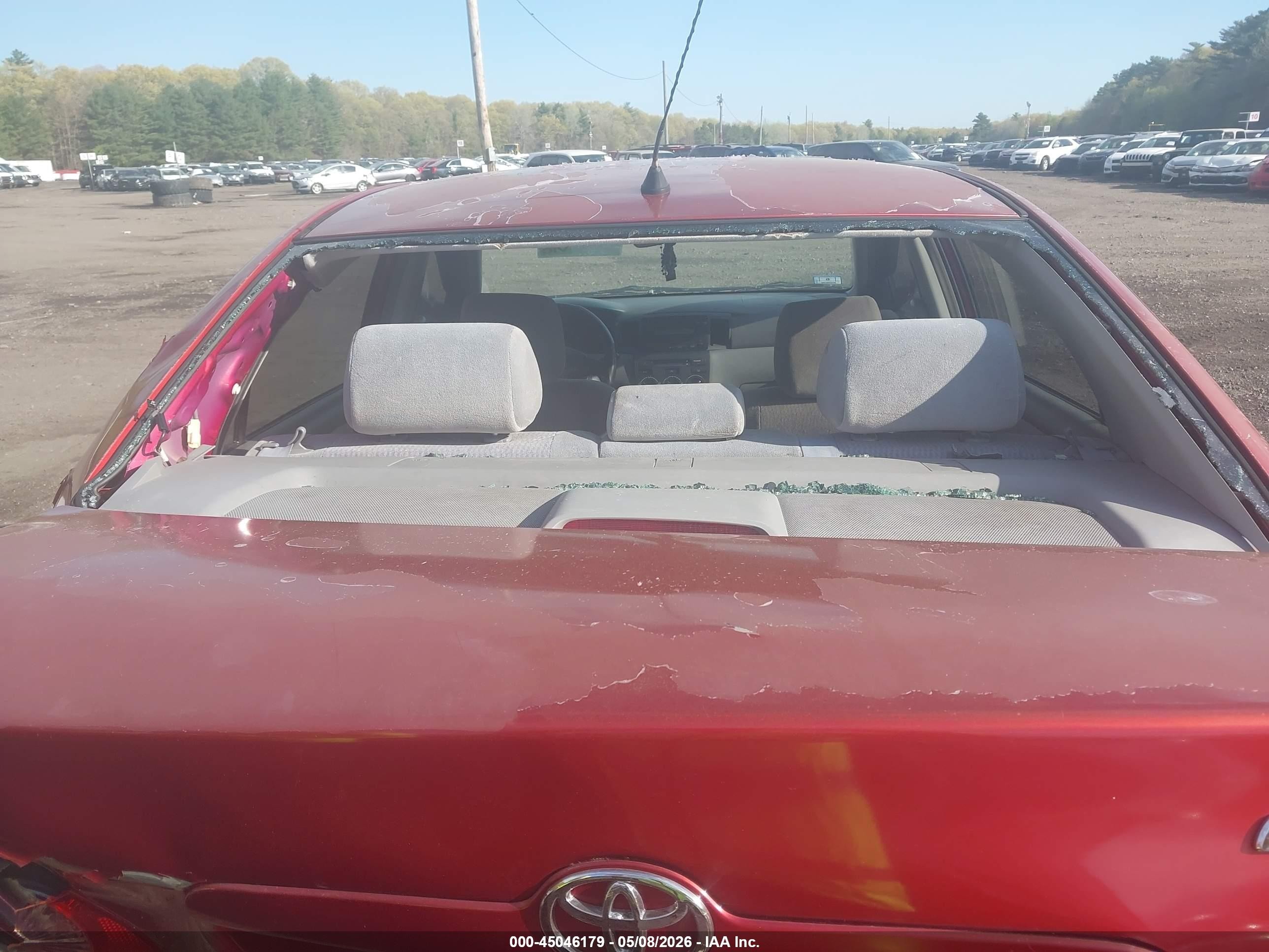 2006 Toyota Corolla Le Red vin: 2T1BR32E66C638650