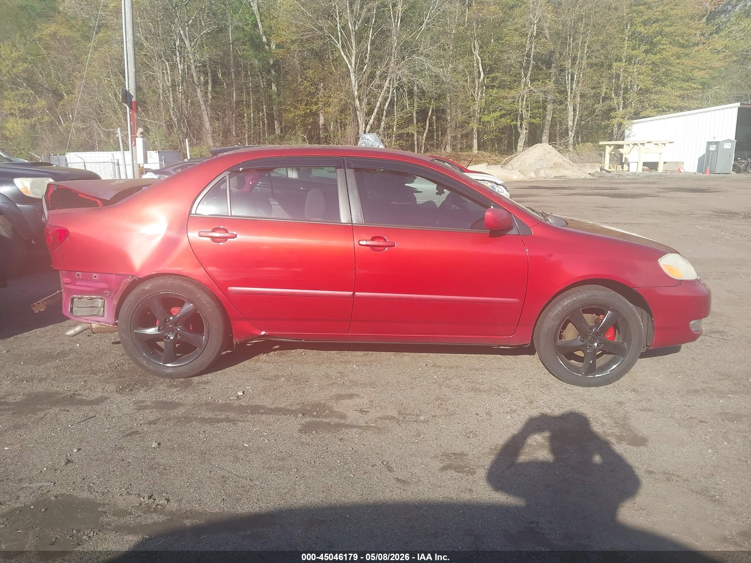 2006 Toyota Corolla Le Red vin: 2T1BR32E66C638650