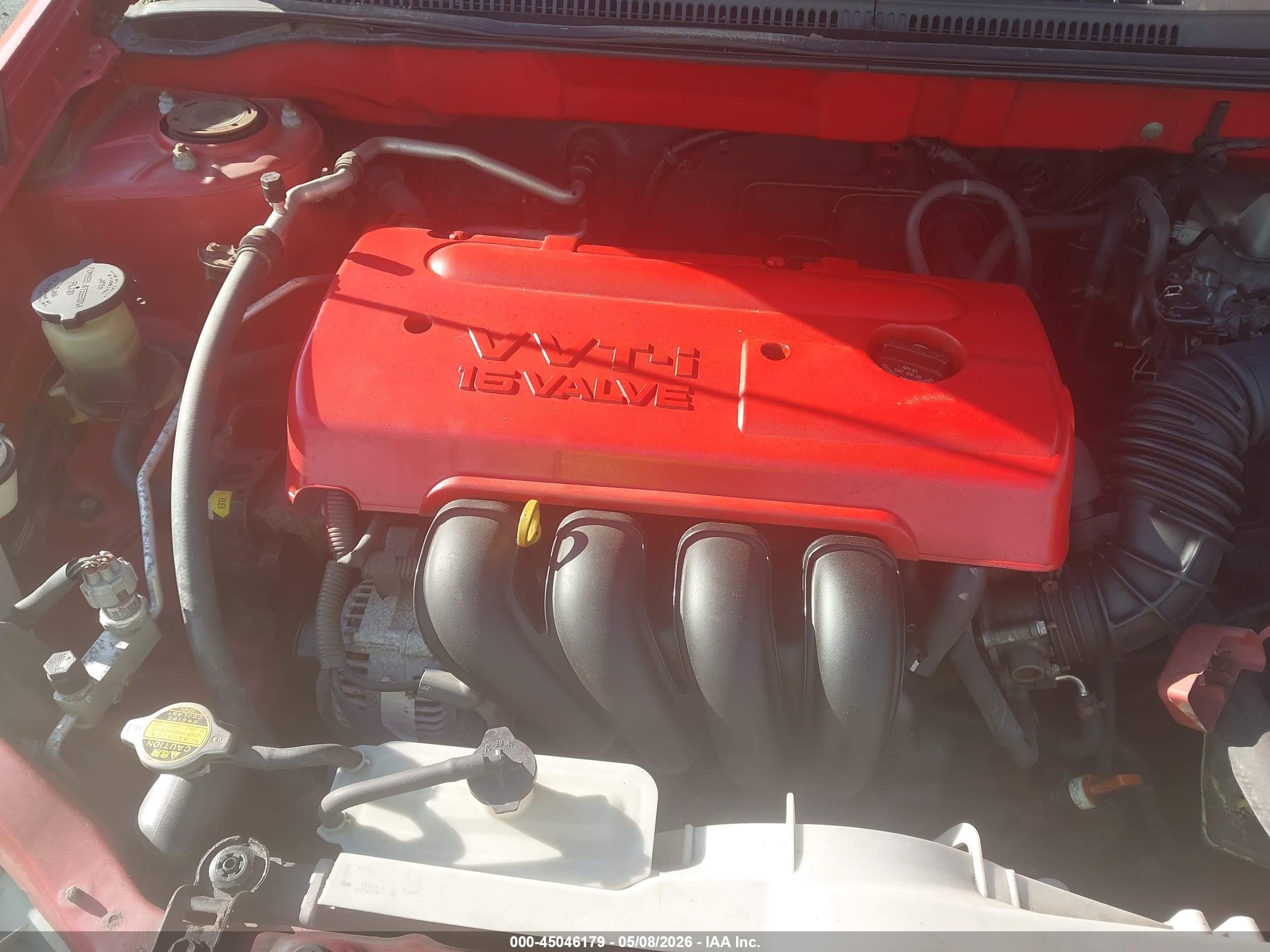 2006 Toyota Corolla Le Red vin: 2T1BR32E66C638650