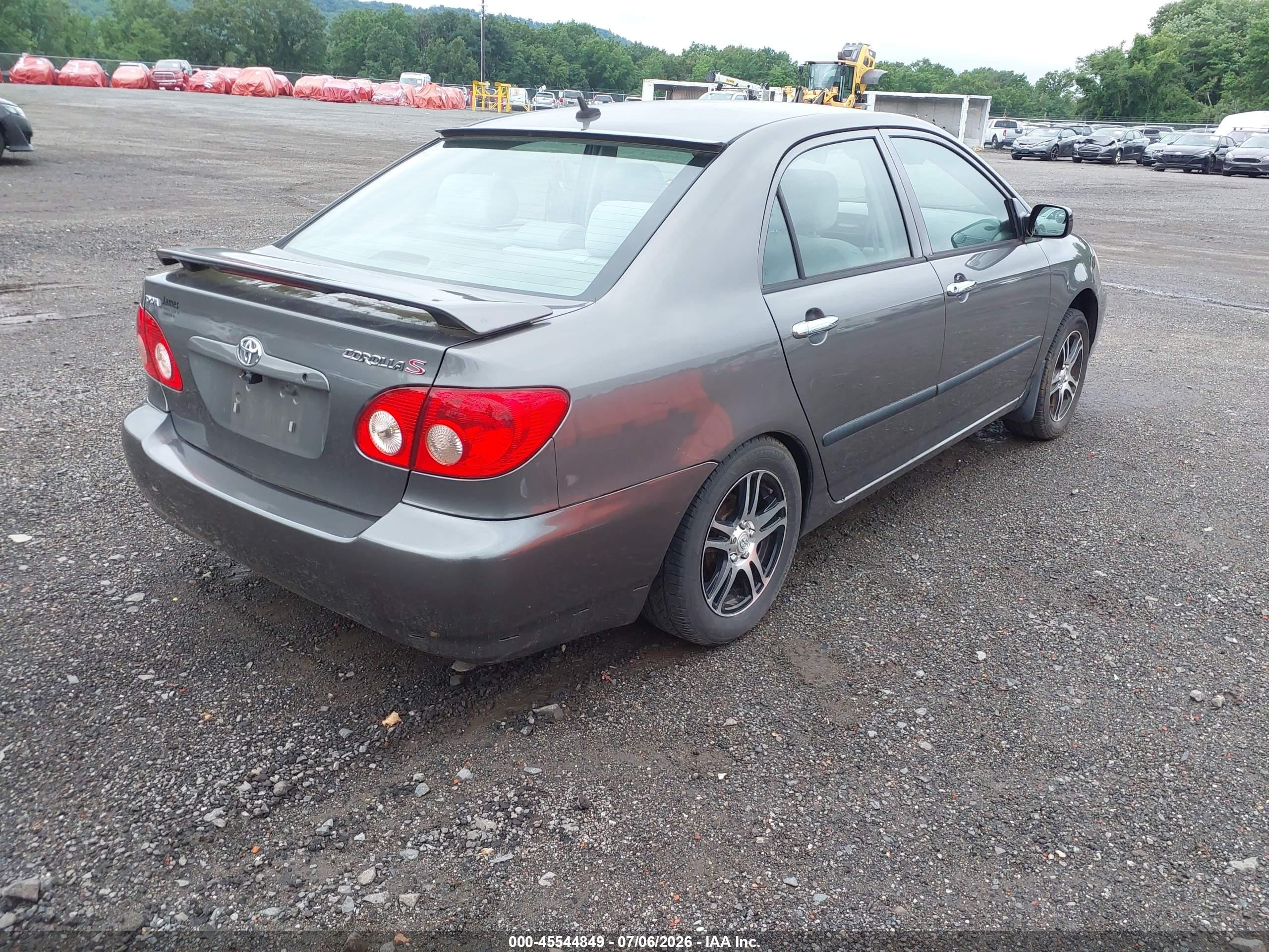 2006 Toyota Corolla Ce Gray vin: 2T1BR32E66C641614