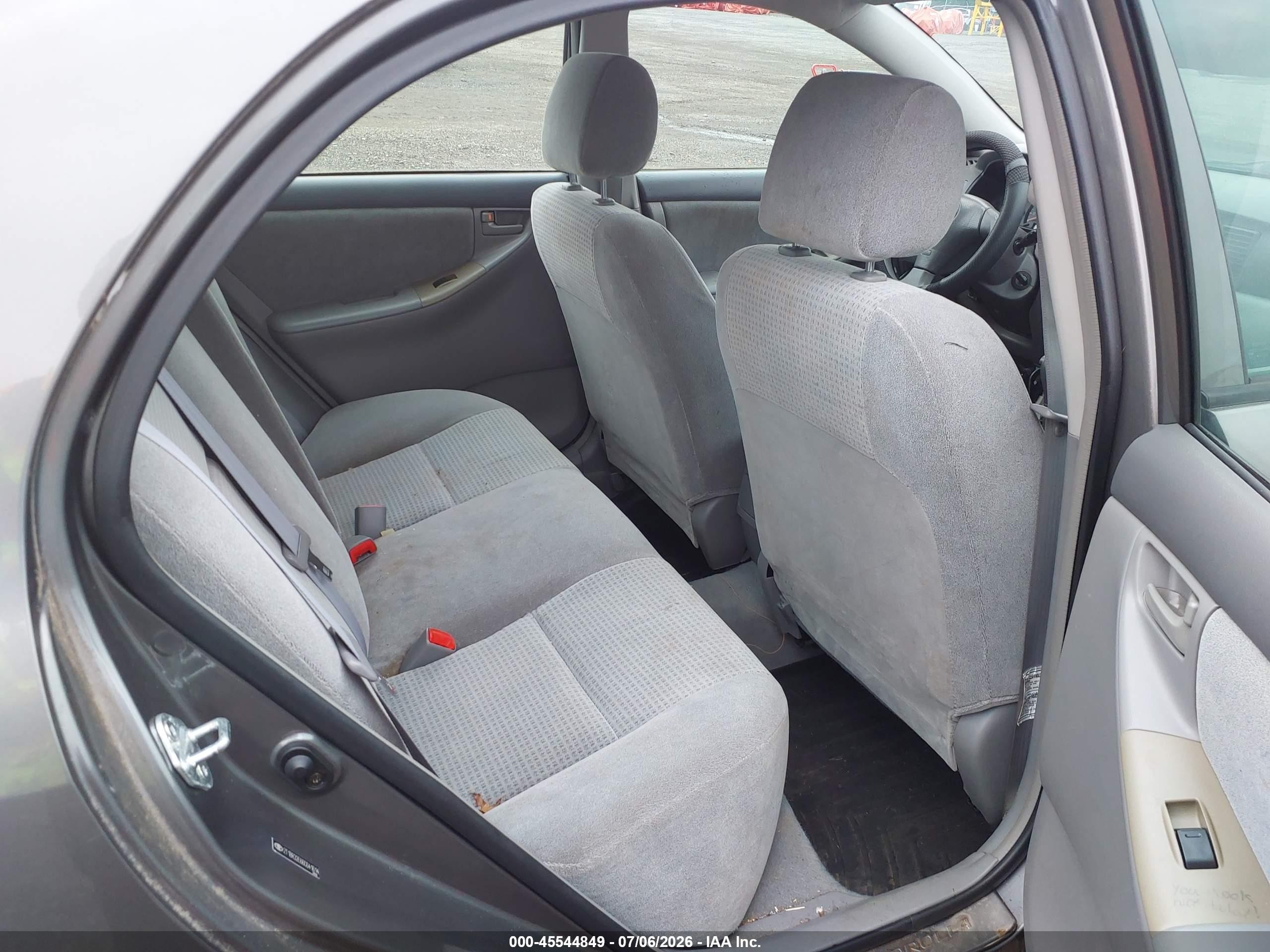 2006 Toyota Corolla Ce Gray vin: 2T1BR32E66C641614