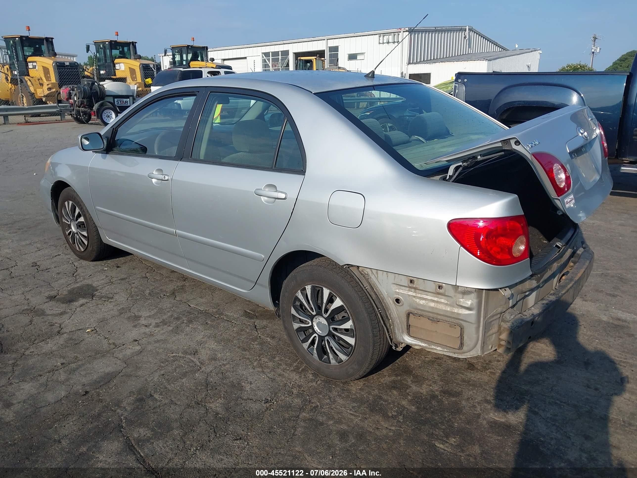 2006 Toyota Corolla Le Серебряный vin: 2T1BR32E66C683832