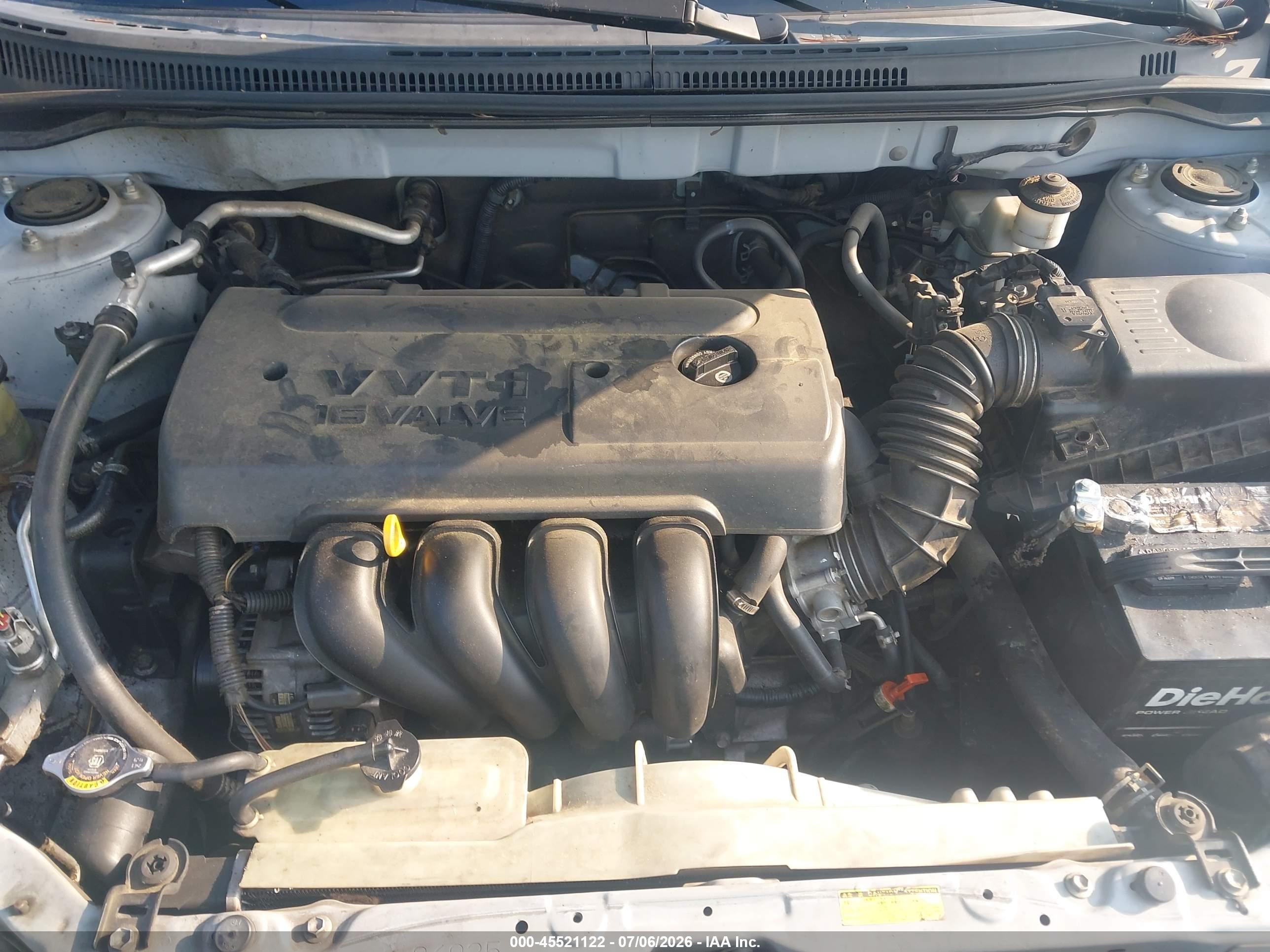 2006 Toyota Corolla Le Серебряный vin: 2T1BR32E66C683832