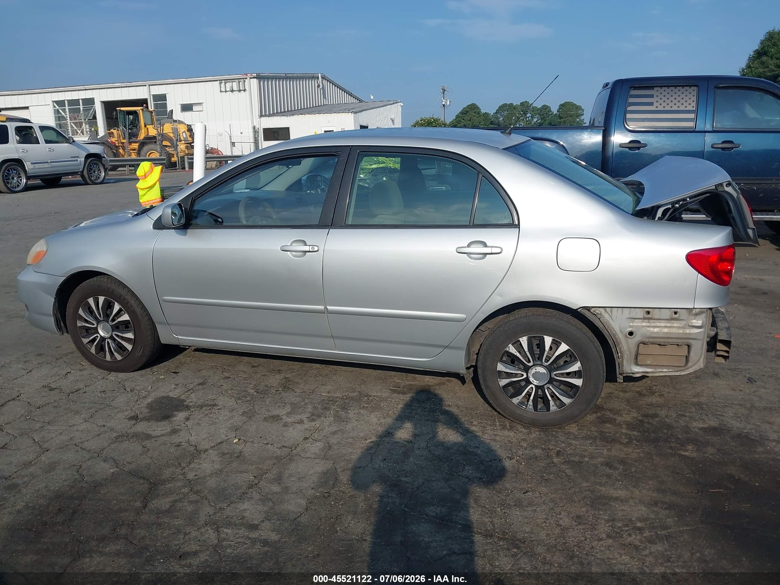 2006 Toyota Corolla Le Серебряный vin: 2T1BR32E66C683832