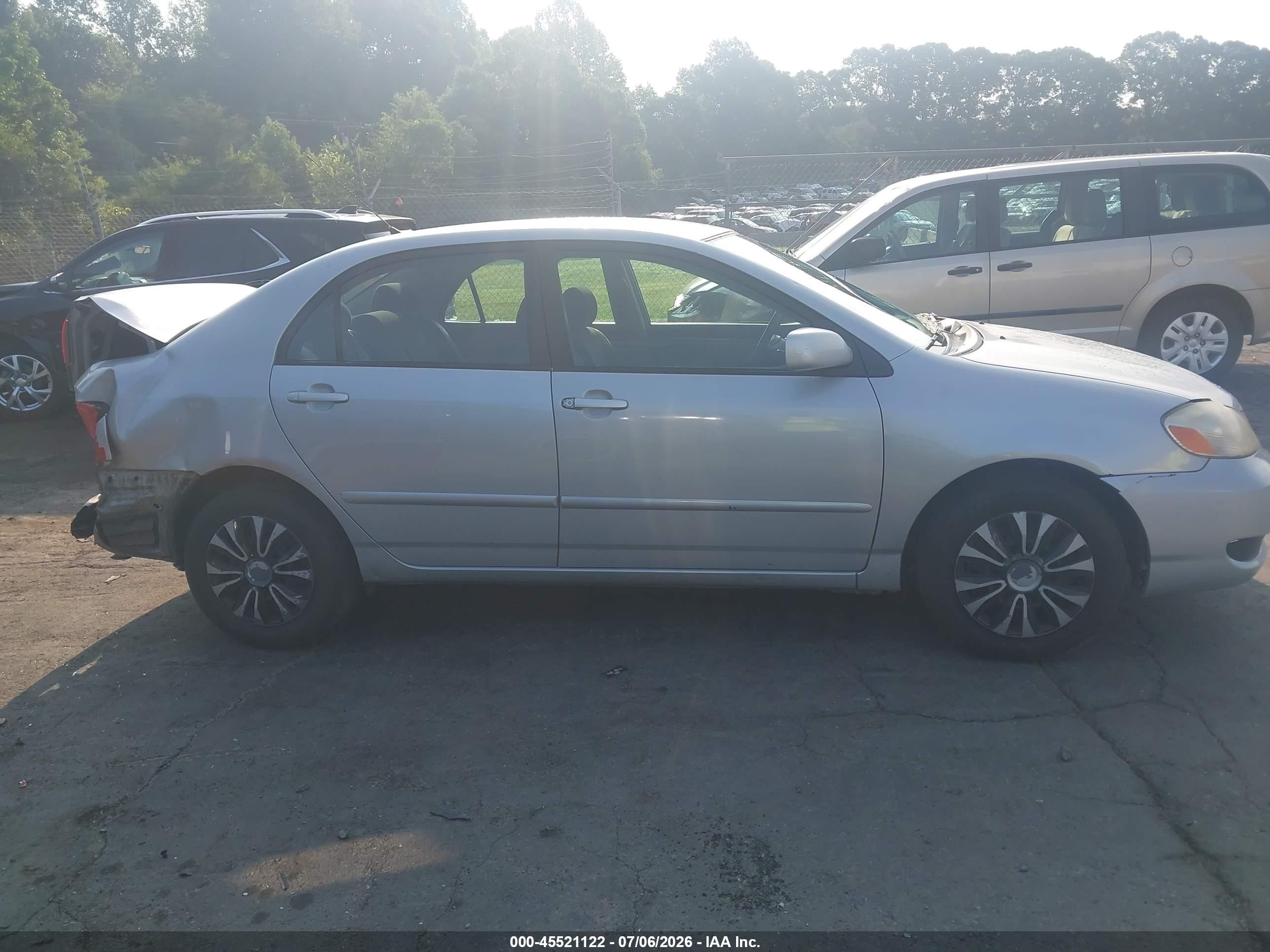 2006 Toyota Corolla Le Серебряный vin: 2T1BR32E66C683832