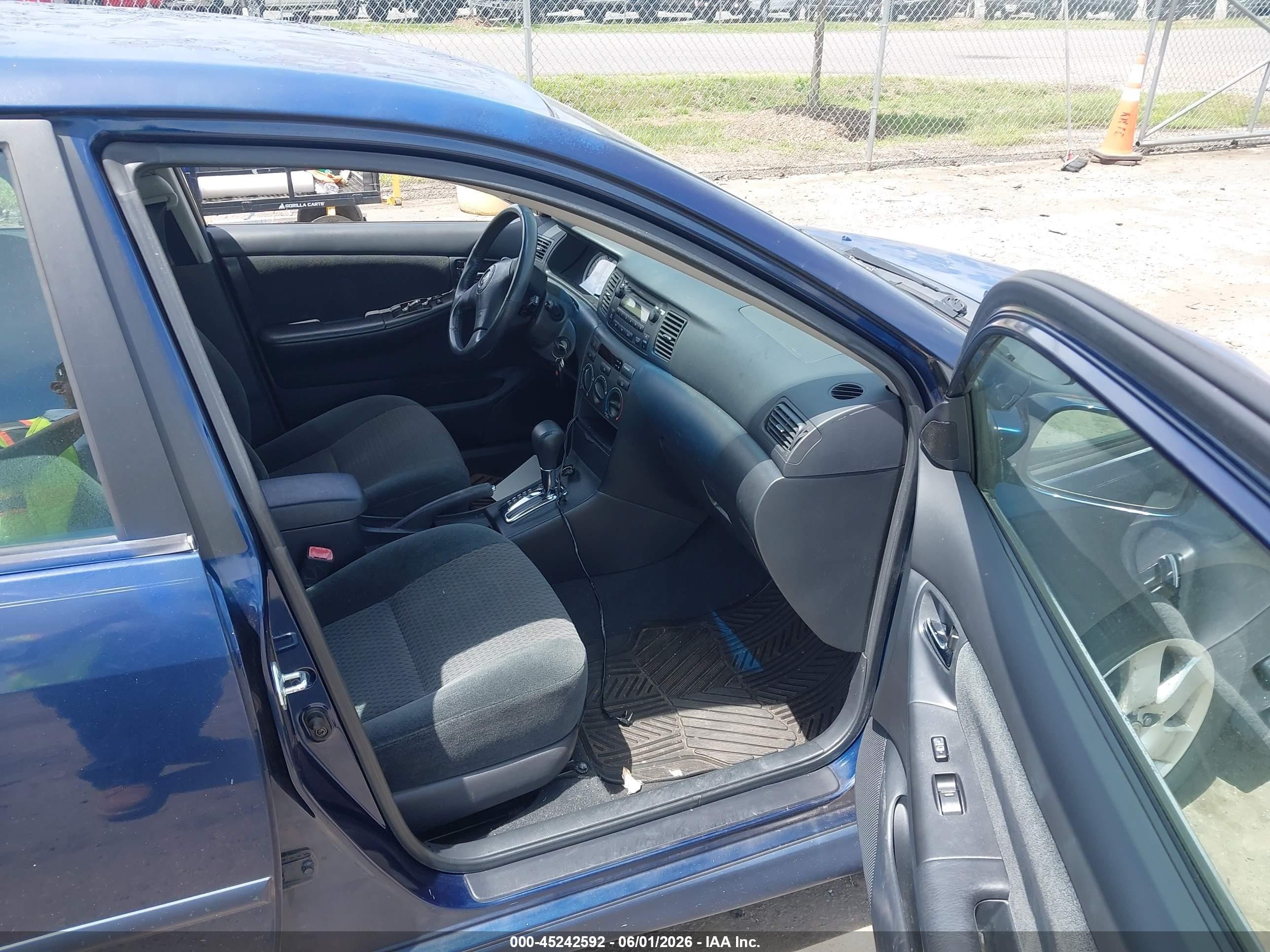 2006 Toyota Corolla S Blue vin: 2T1BR32E66C696368