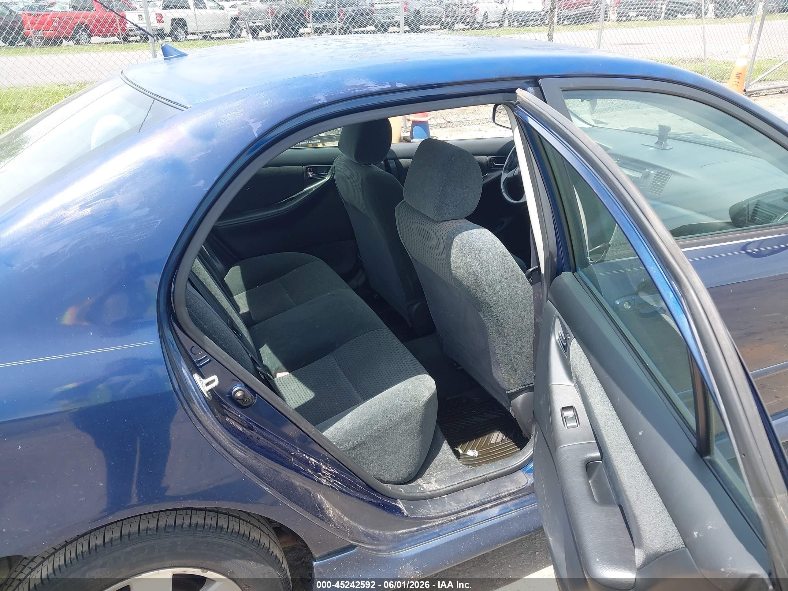 2006 Toyota Corolla S Blue vin: 2T1BR32E66C696368