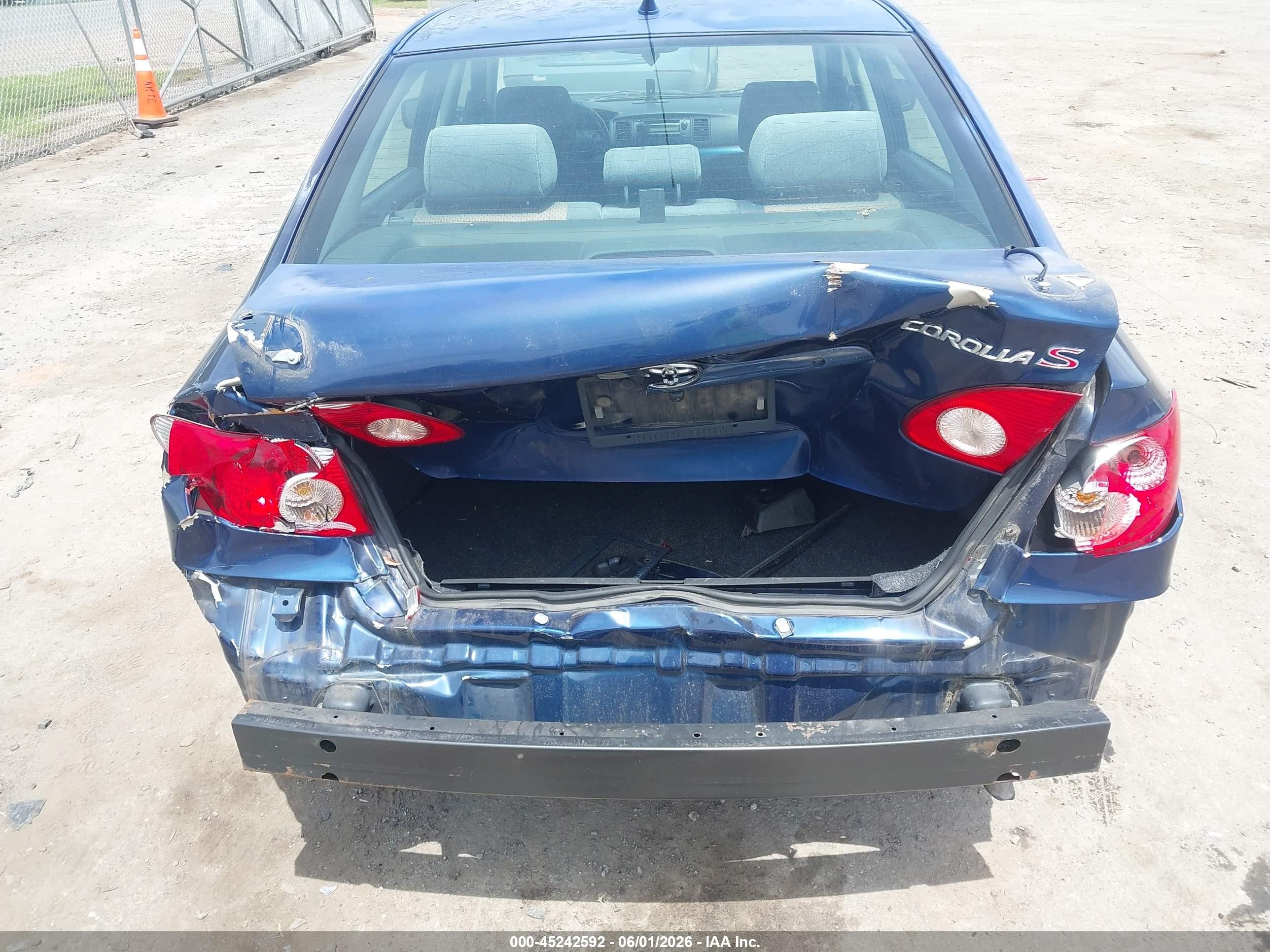 2006 Toyota Corolla S Blue vin: 2T1BR32E66C696368