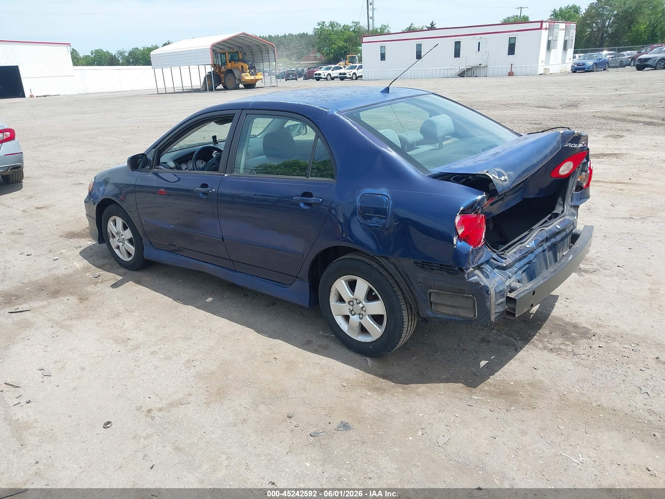 2006 Toyota Corolla S Blue vin: 2T1BR32E66C696368