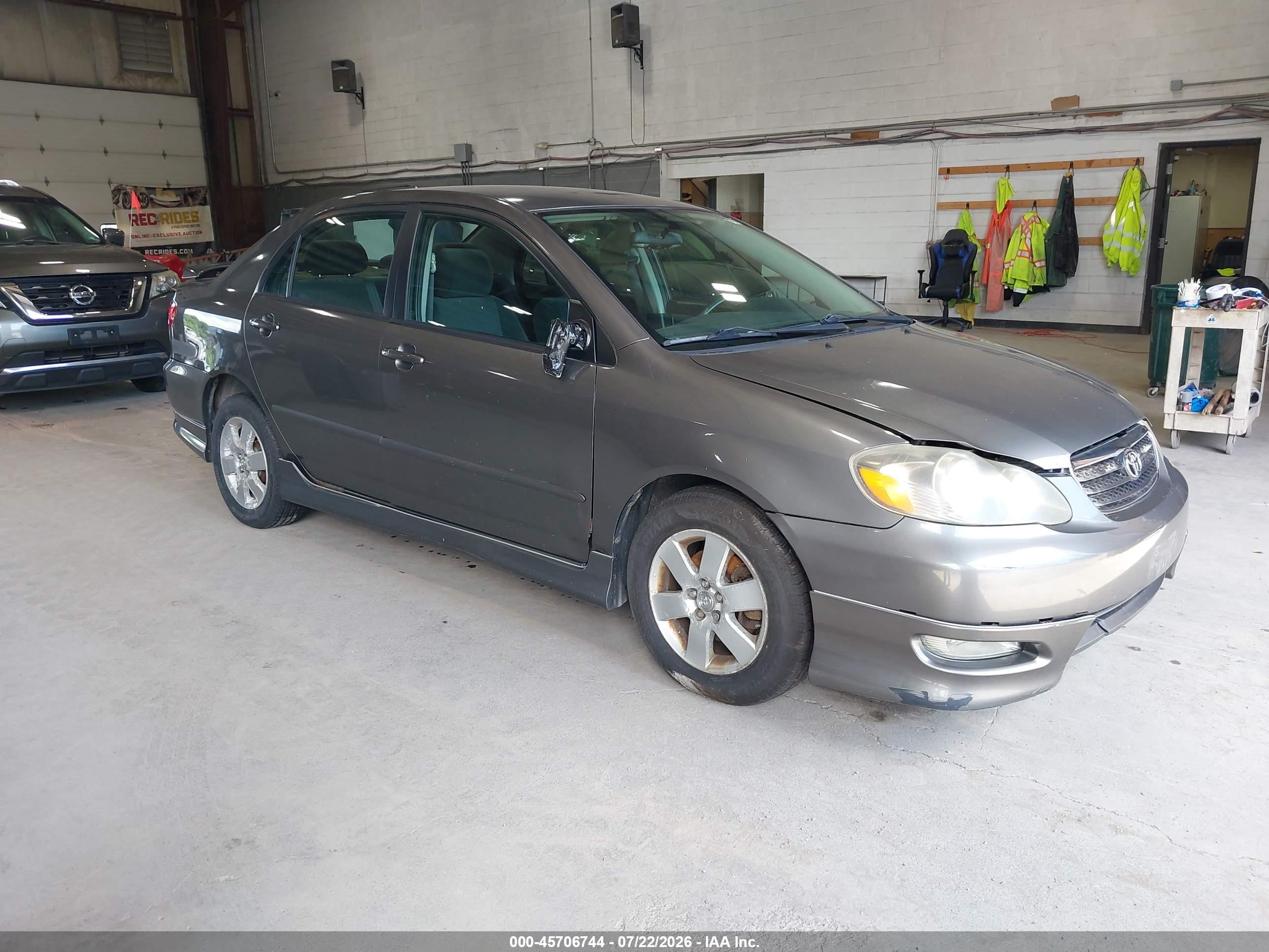 2006 Toyota Corolla S Gray vin: 2T1BR32E66C700824