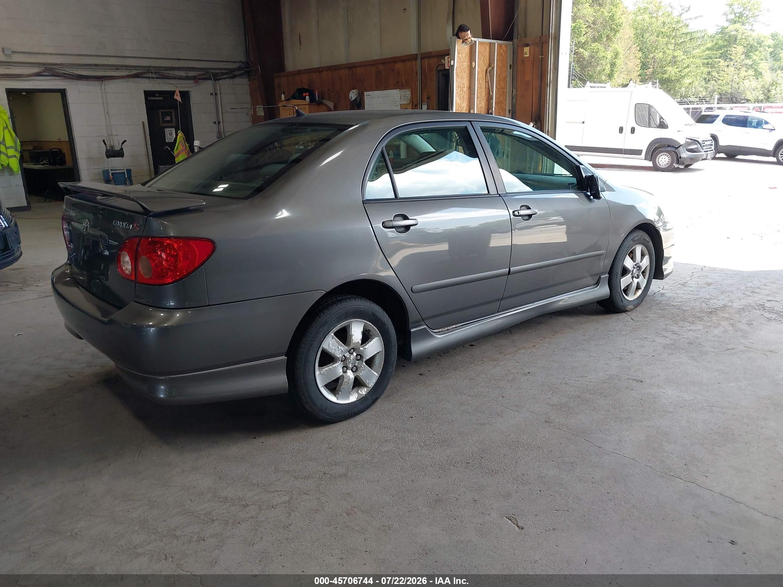 2006 Toyota Corolla S Gray vin: 2T1BR32E66C700824