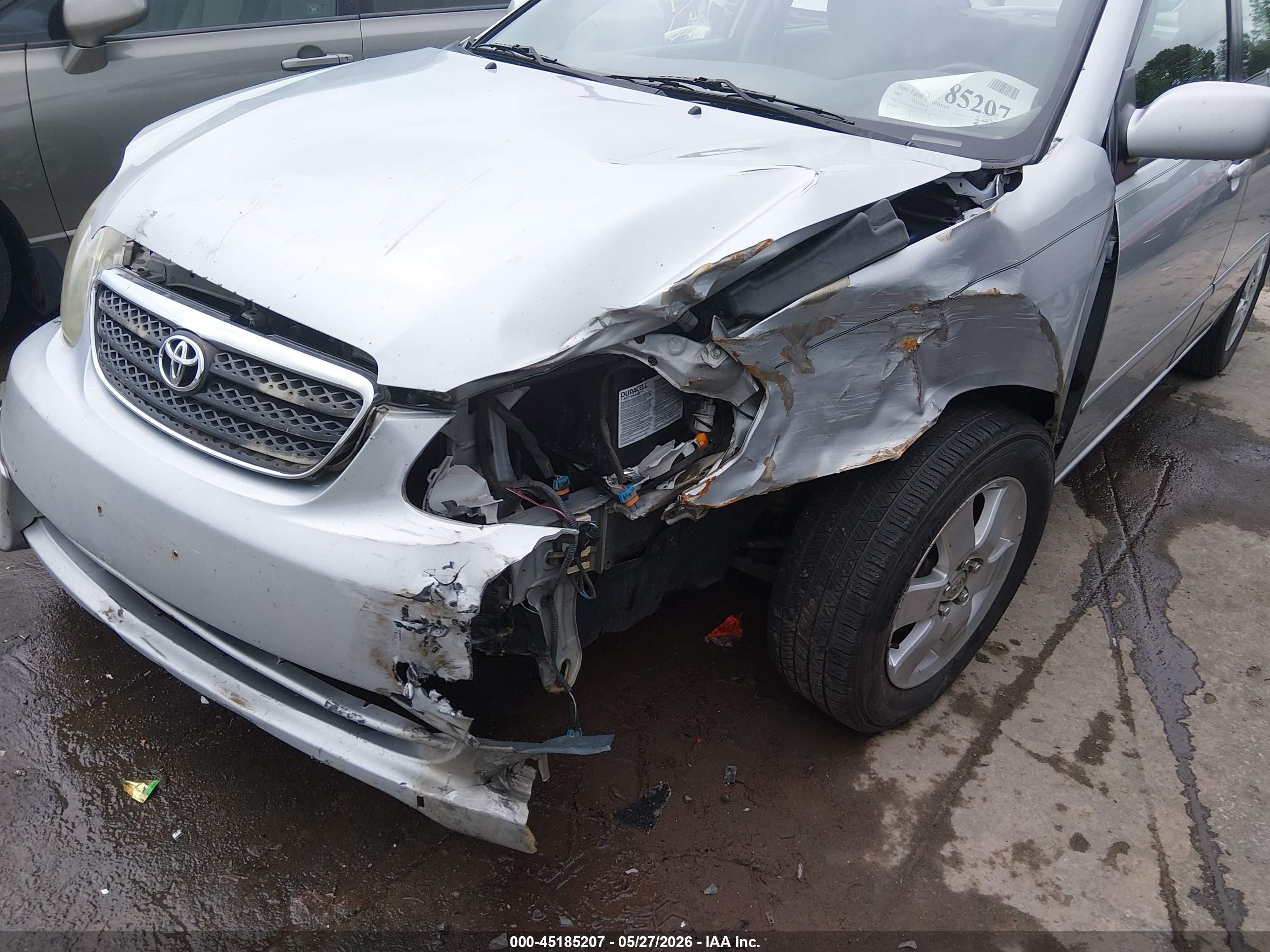 2007 Toyota Corolla S Серебряный vin: 2T1BR32E67C719309