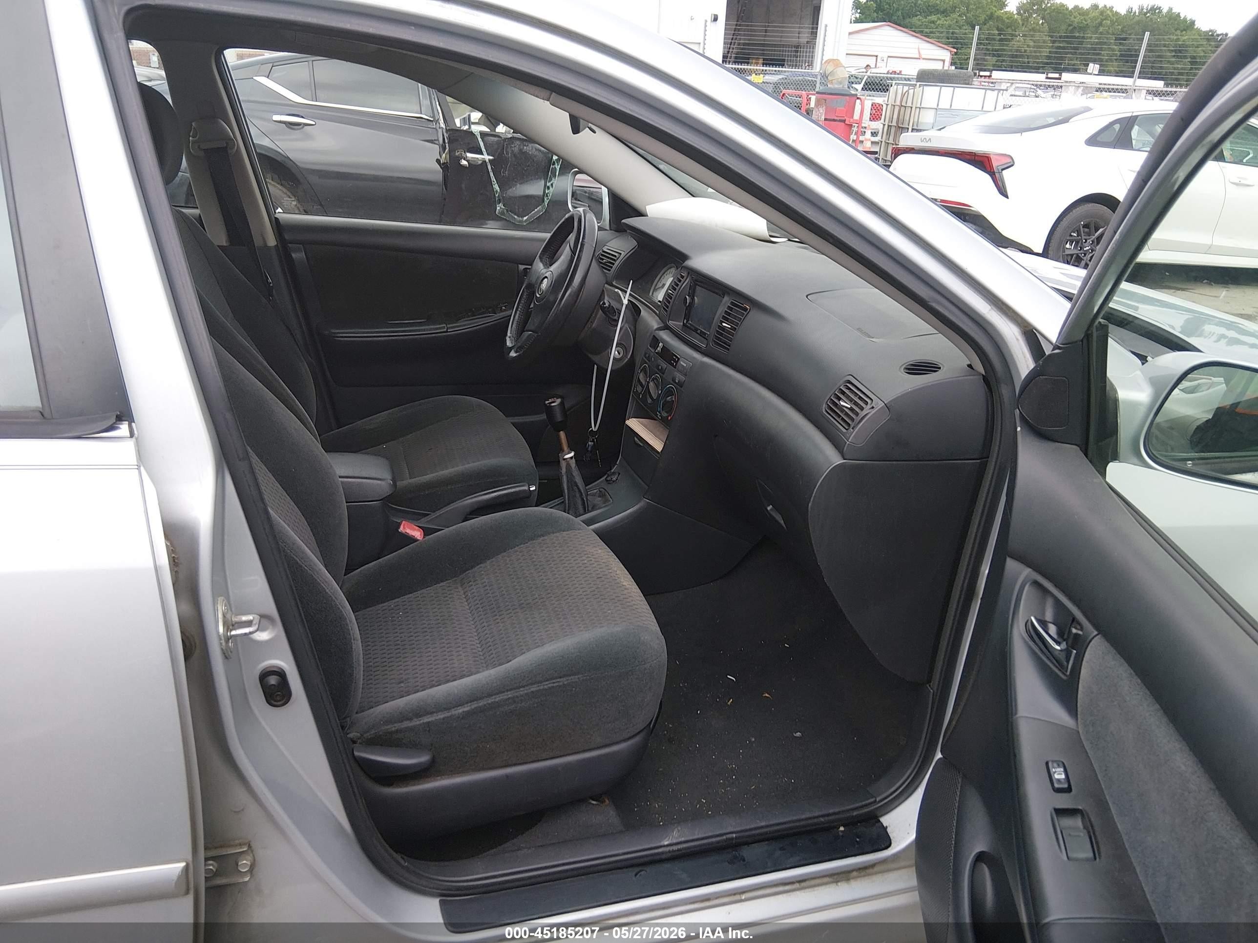2007 Toyota Corolla S Серебряный vin: 2T1BR32E67C719309