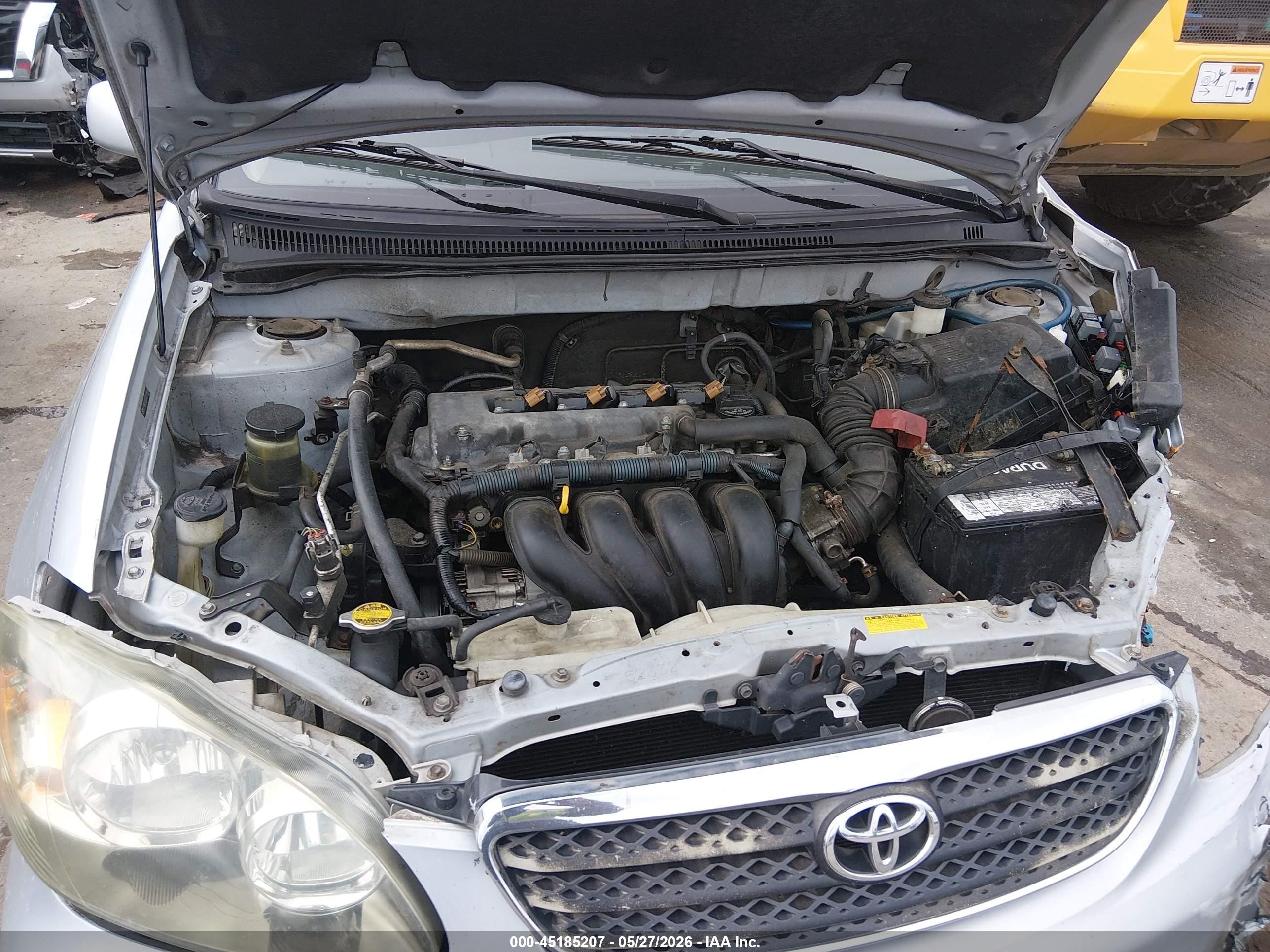 2007 Toyota Corolla S Серебряный vin: 2T1BR32E67C719309