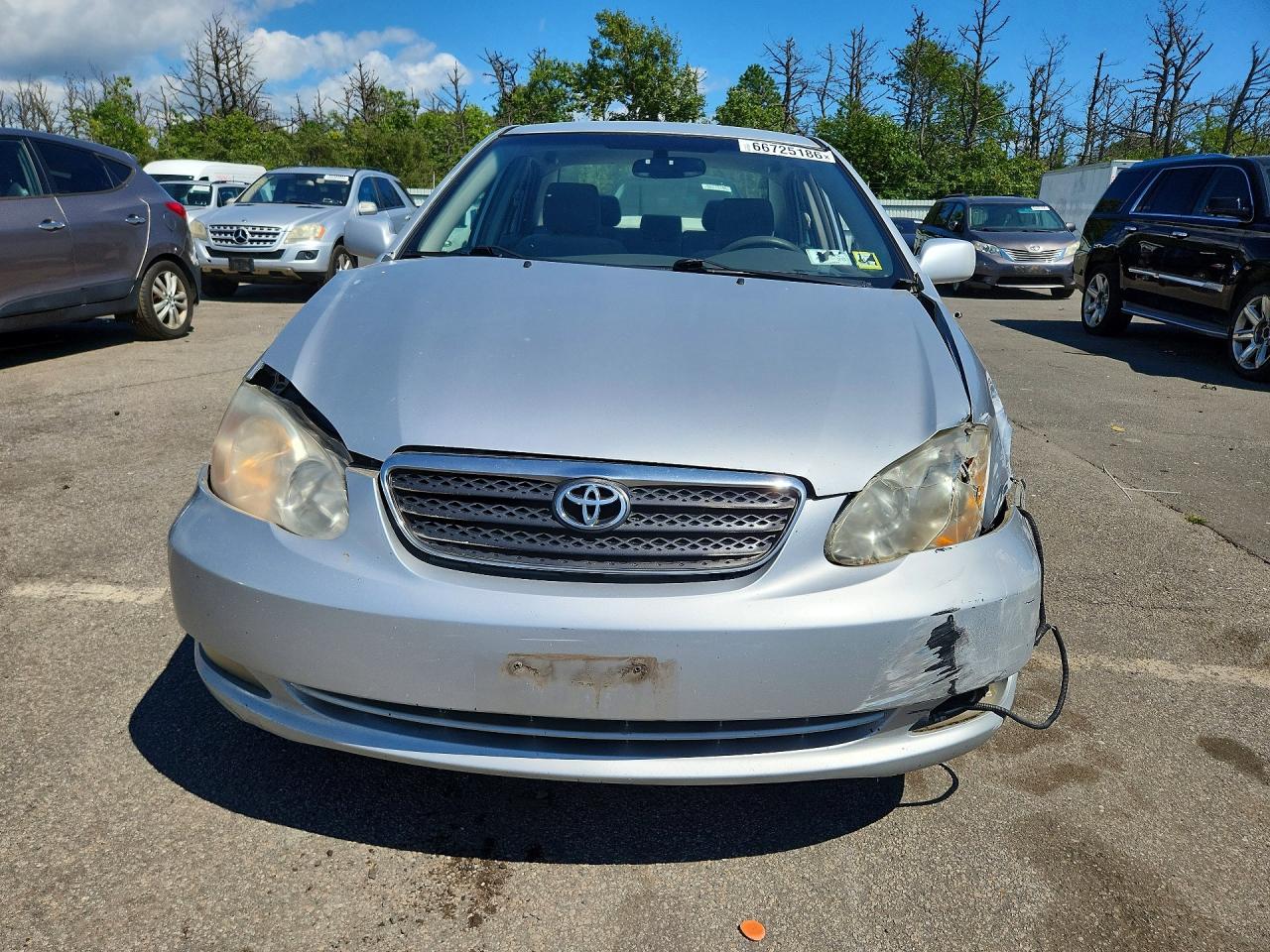 2007 Toyota Corolla Le Silver vin: 2T1BR32E67C725465