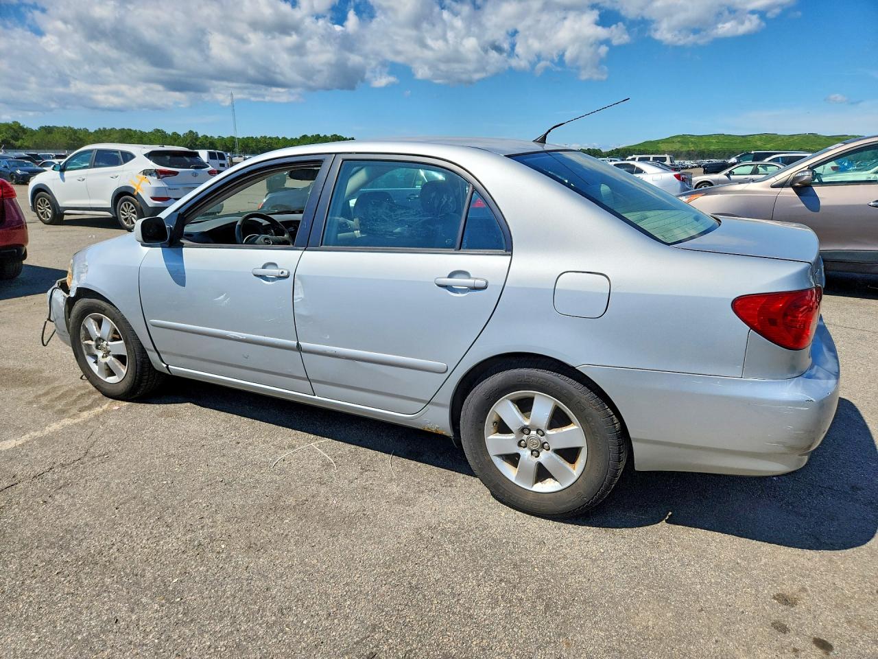 2007 Toyota Corolla Le Silver vin: 2T1BR32E67C725465