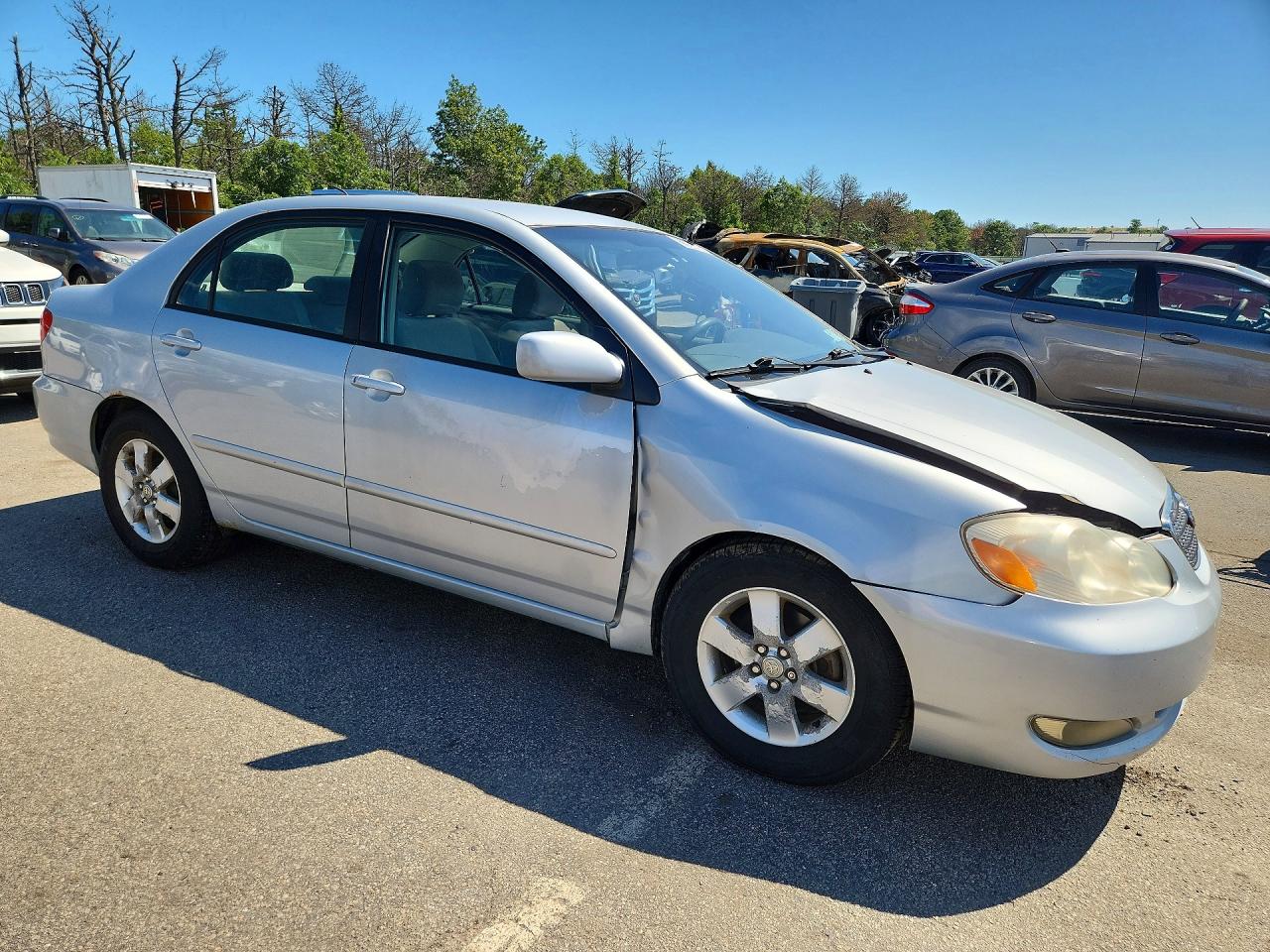 2007 Toyota Corolla Le Silver vin: 2T1BR32E67C725465