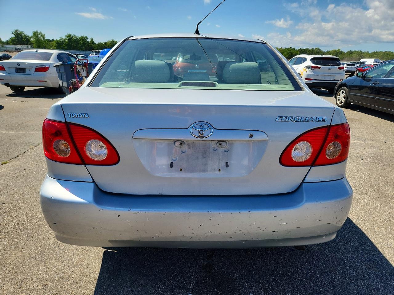 2007 Toyota Corolla Le Silver vin: 2T1BR32E67C725465