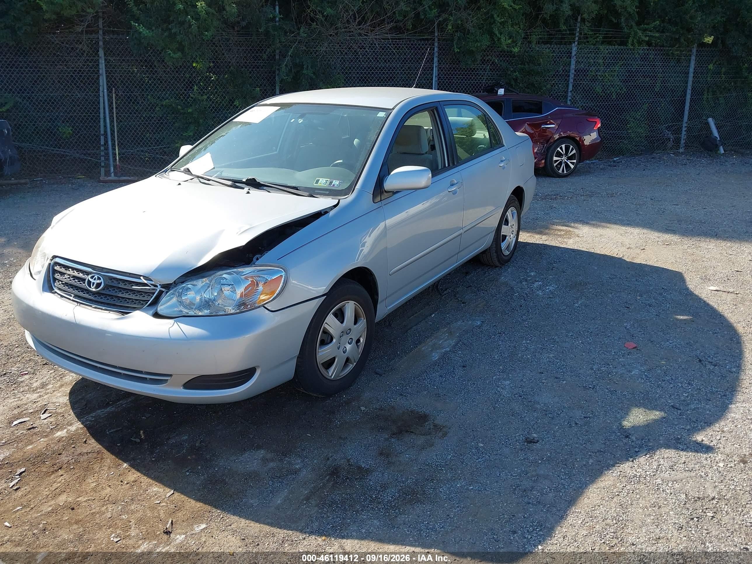 2007 Toyota Corolla Le Silver vin: 2T1BR32E67C736823