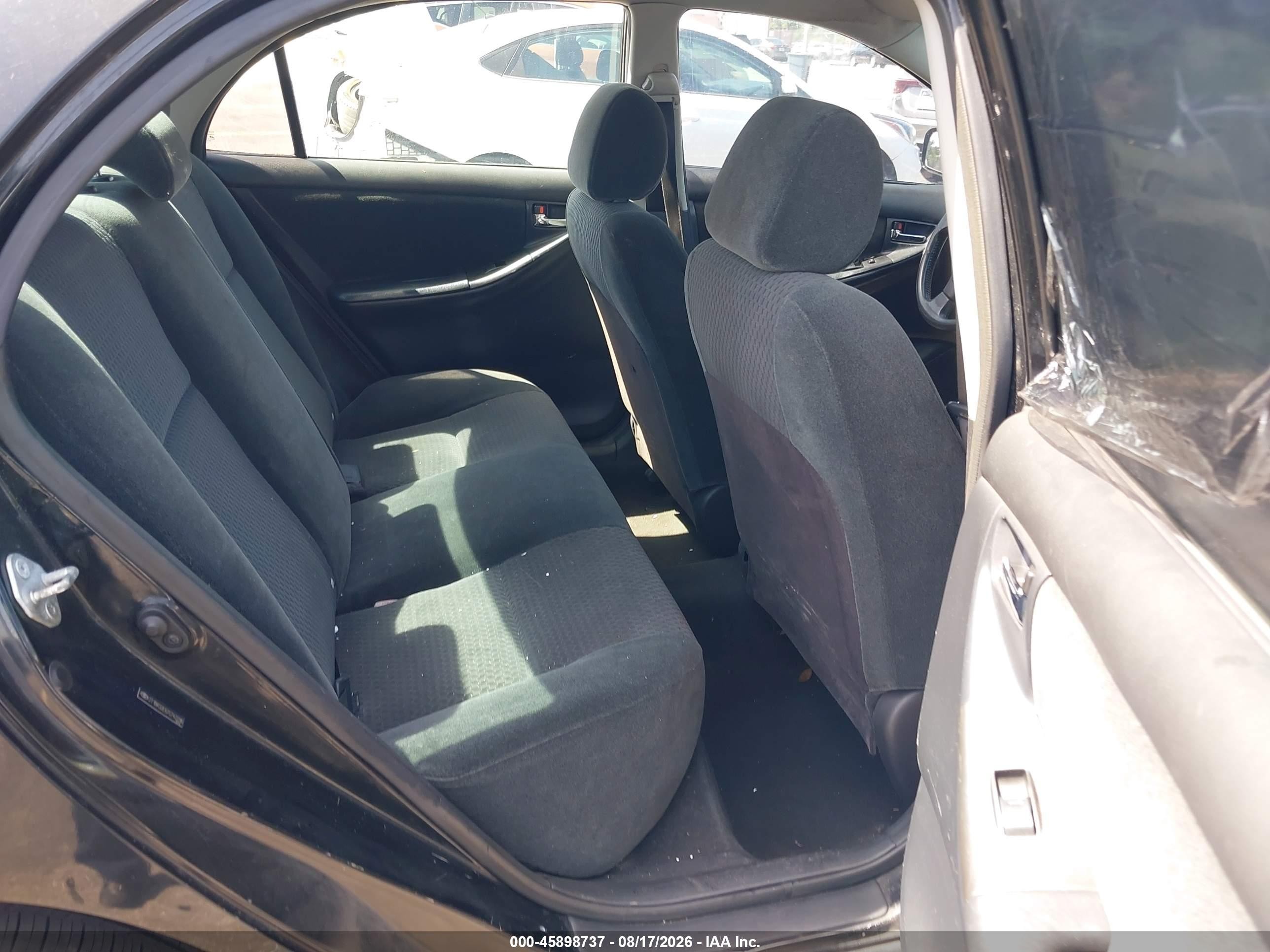 2007 Toyota Corolla S Black vin: 2T1BR32E67C742296