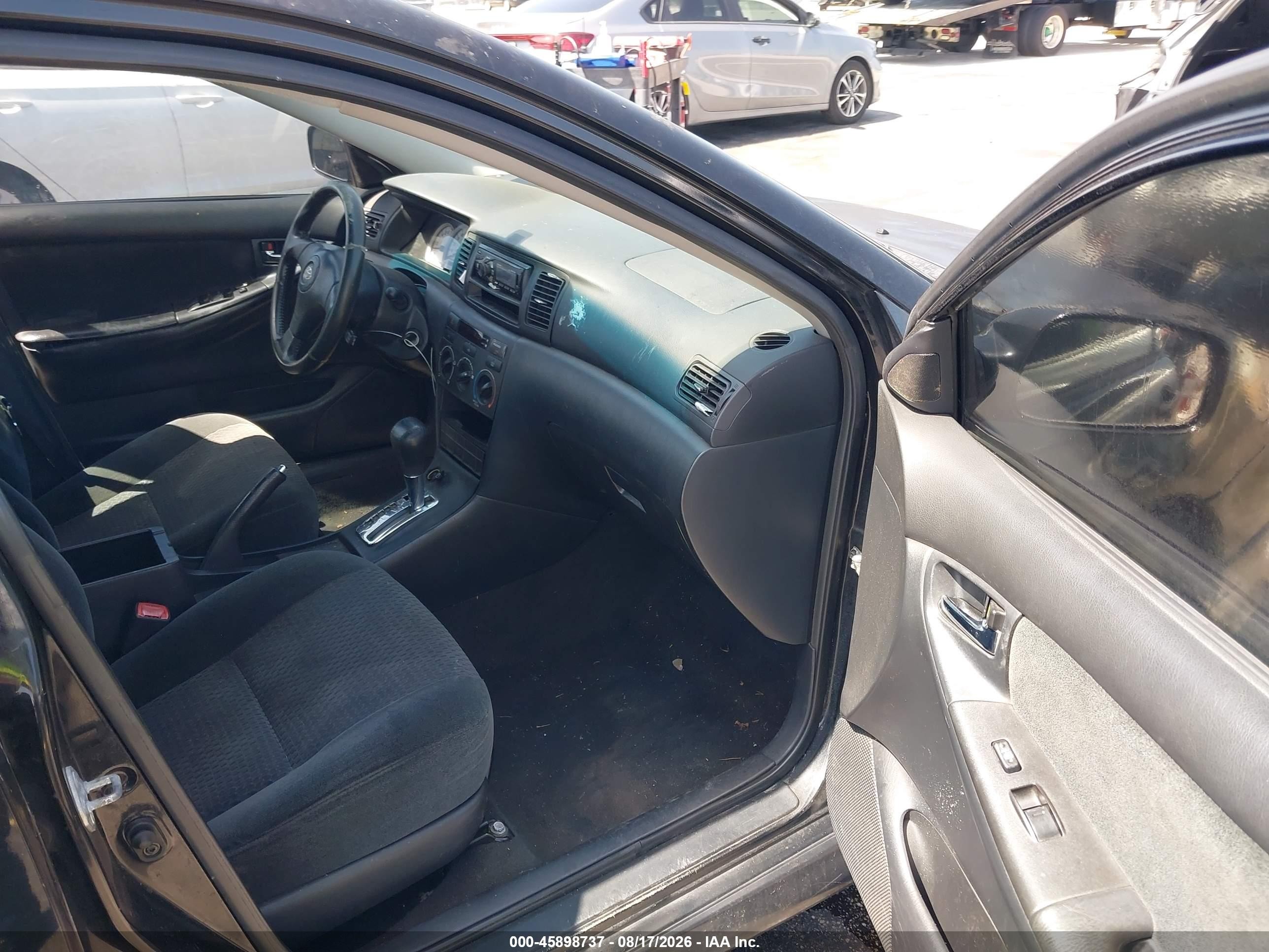 2007 Toyota Corolla S Black vin: 2T1BR32E67C742296