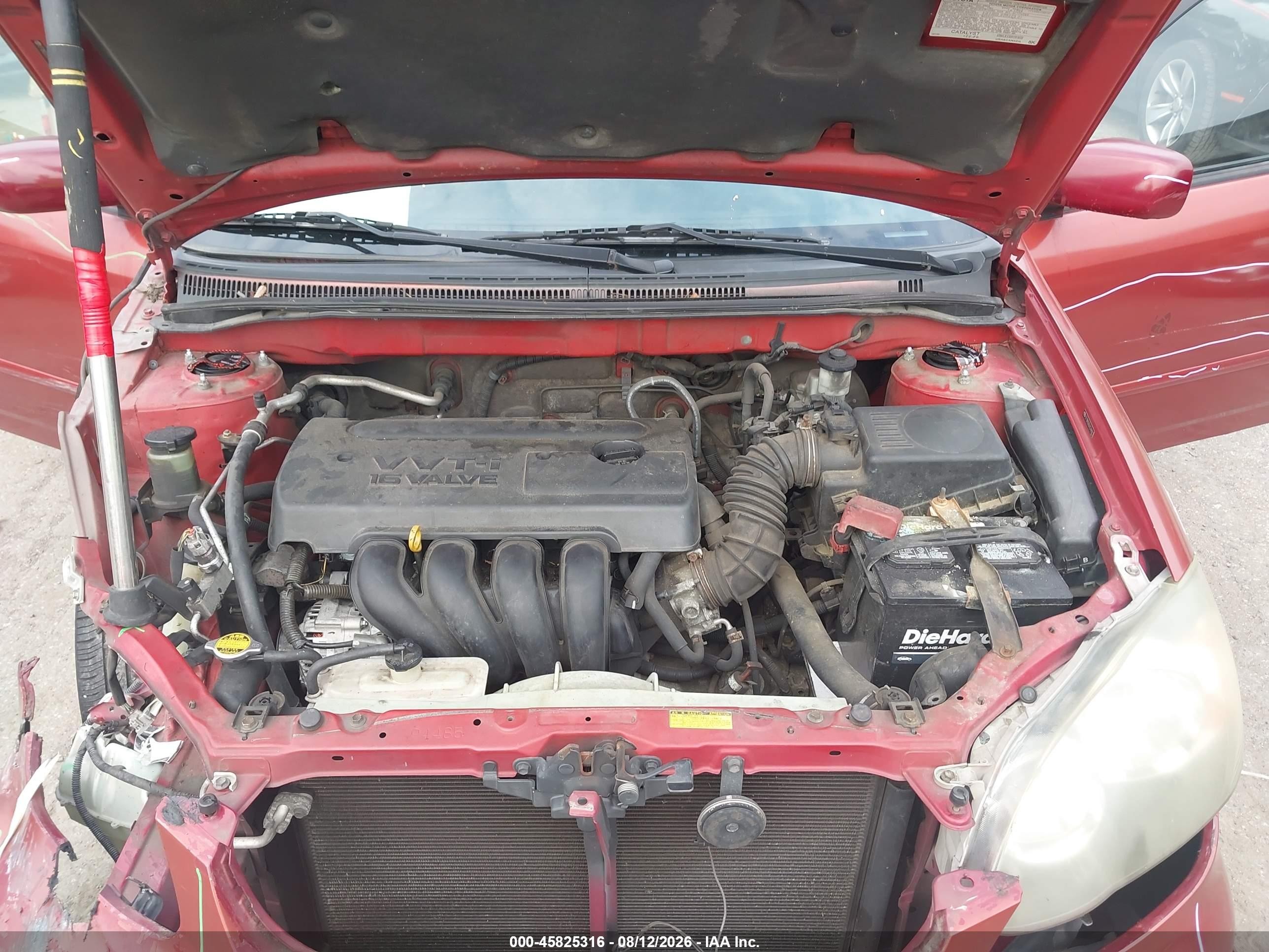 2007 Toyota Corolla S Orange vin: 2T1BR32E67C748373