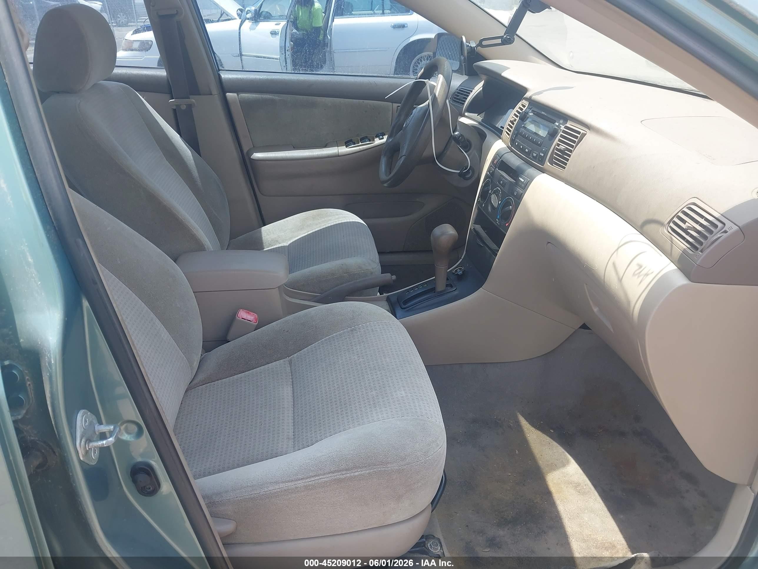 2007 Toyota Corolla Ce Green vin: 2T1BR32E67C753783