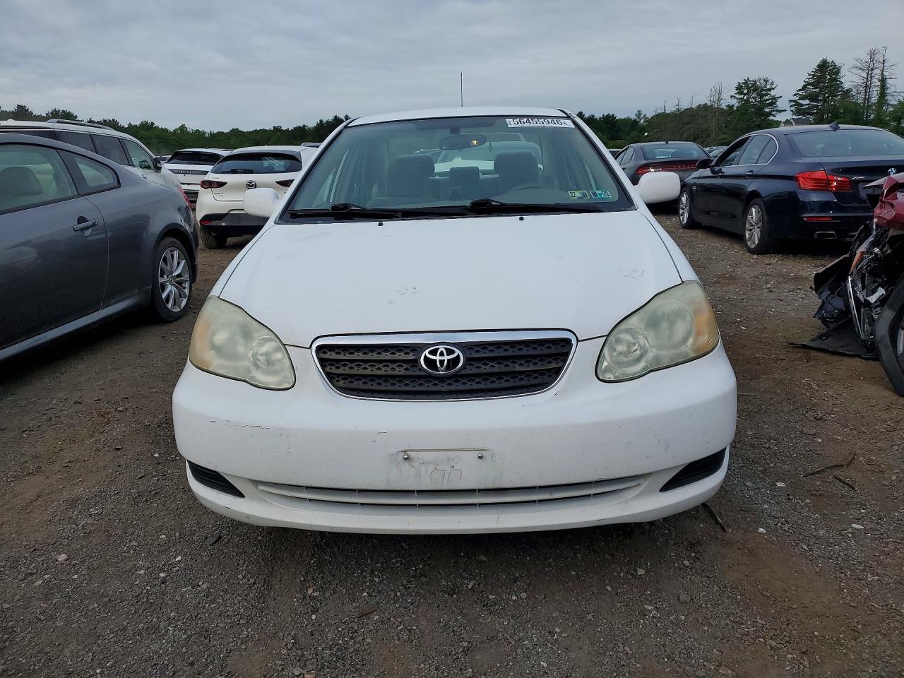 2007 Toyt Corolla White vin: 2T1BR32E67C755548