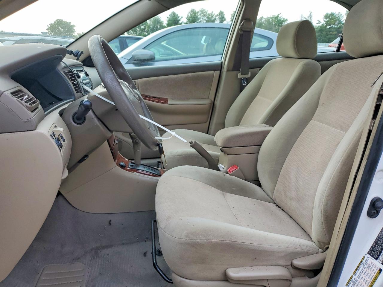 2007 Toyt Corolla White vin: 2T1BR32E67C755548