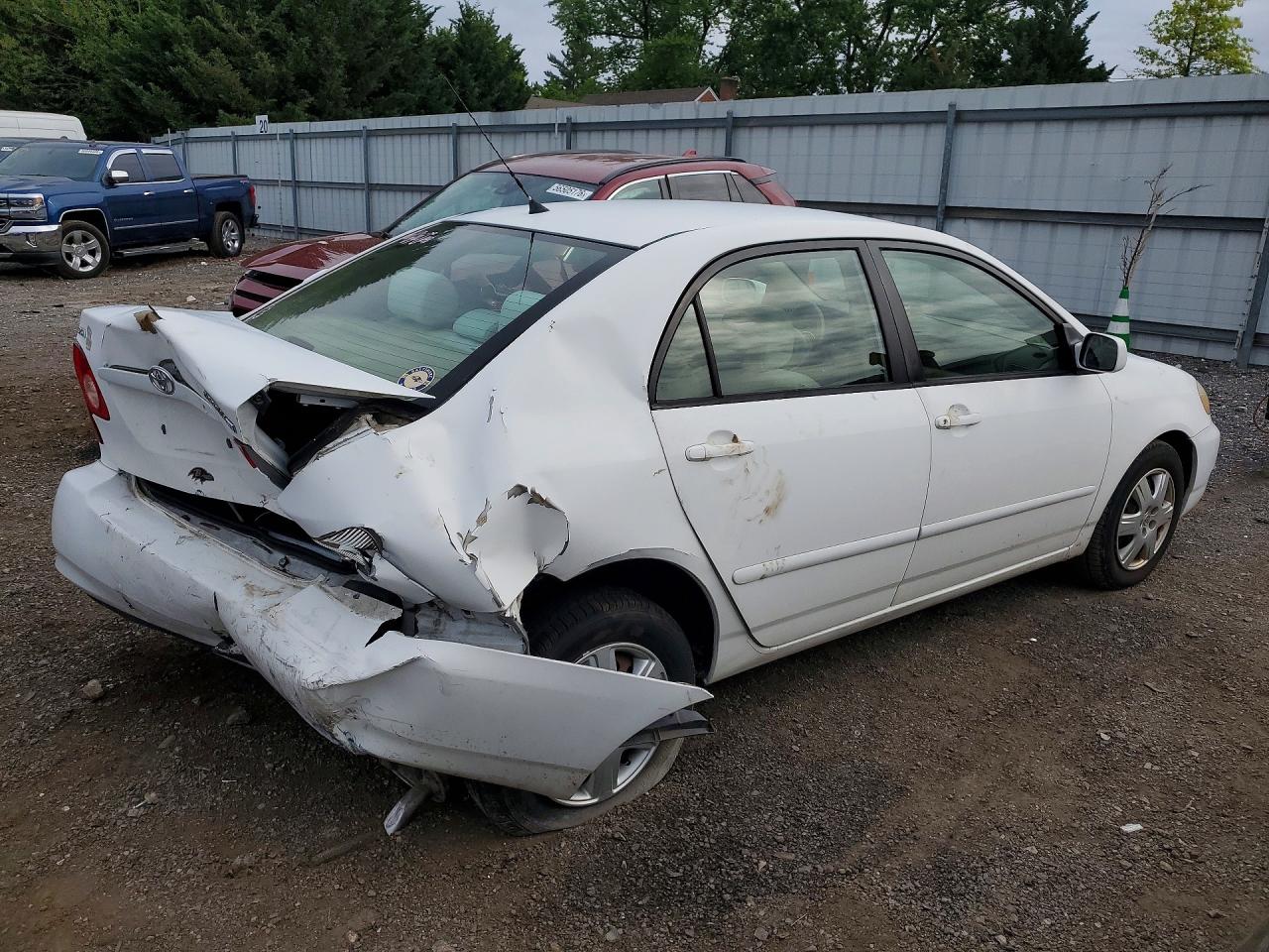 2007 Toyt Corolla White vin: 2T1BR32E67C755548