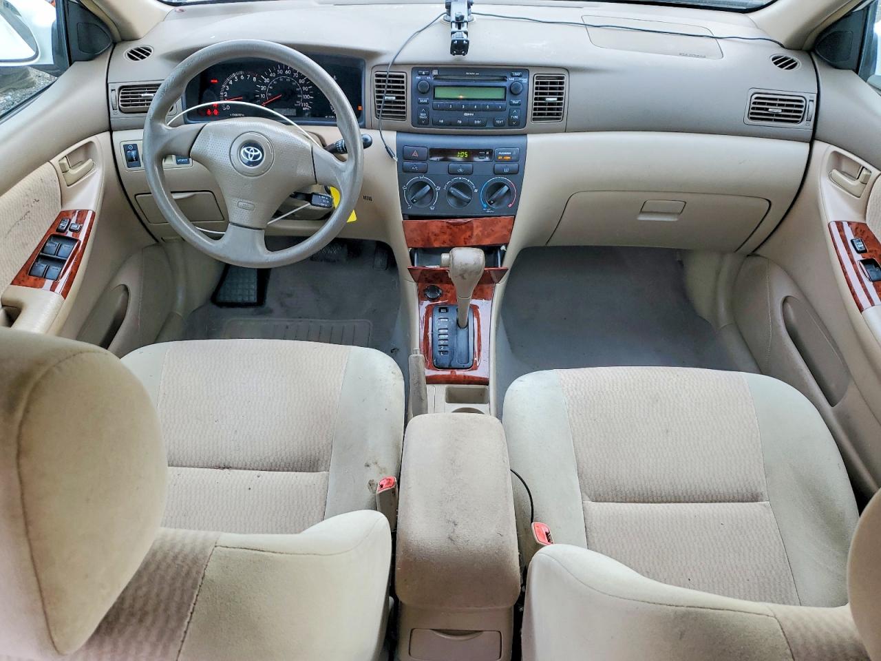 2007 Toyt Corolla White vin: 2T1BR32E67C755548