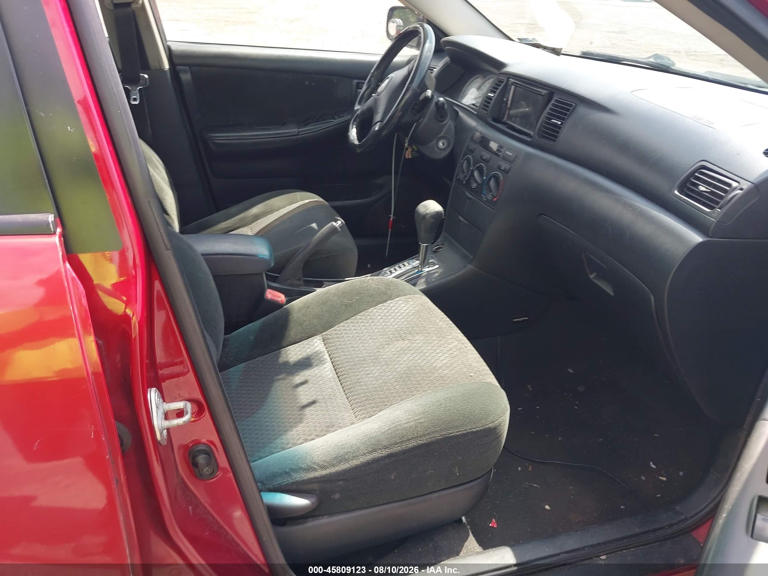 2007 Toyota Corolla S Red vin: 2T1BR32E67C760152