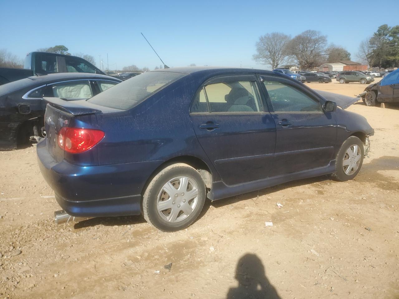 2007 Toyota Corolla S Blue vin: 2T1BR32E67C799520