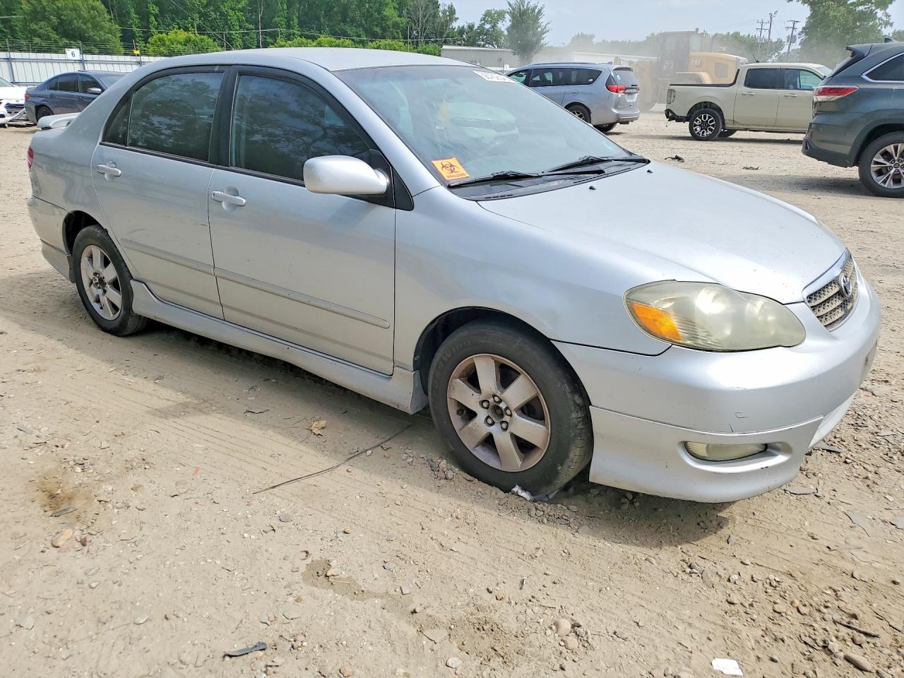 2007 Toyota Corolla S Silver vin: 2T1BR32E67C812458
