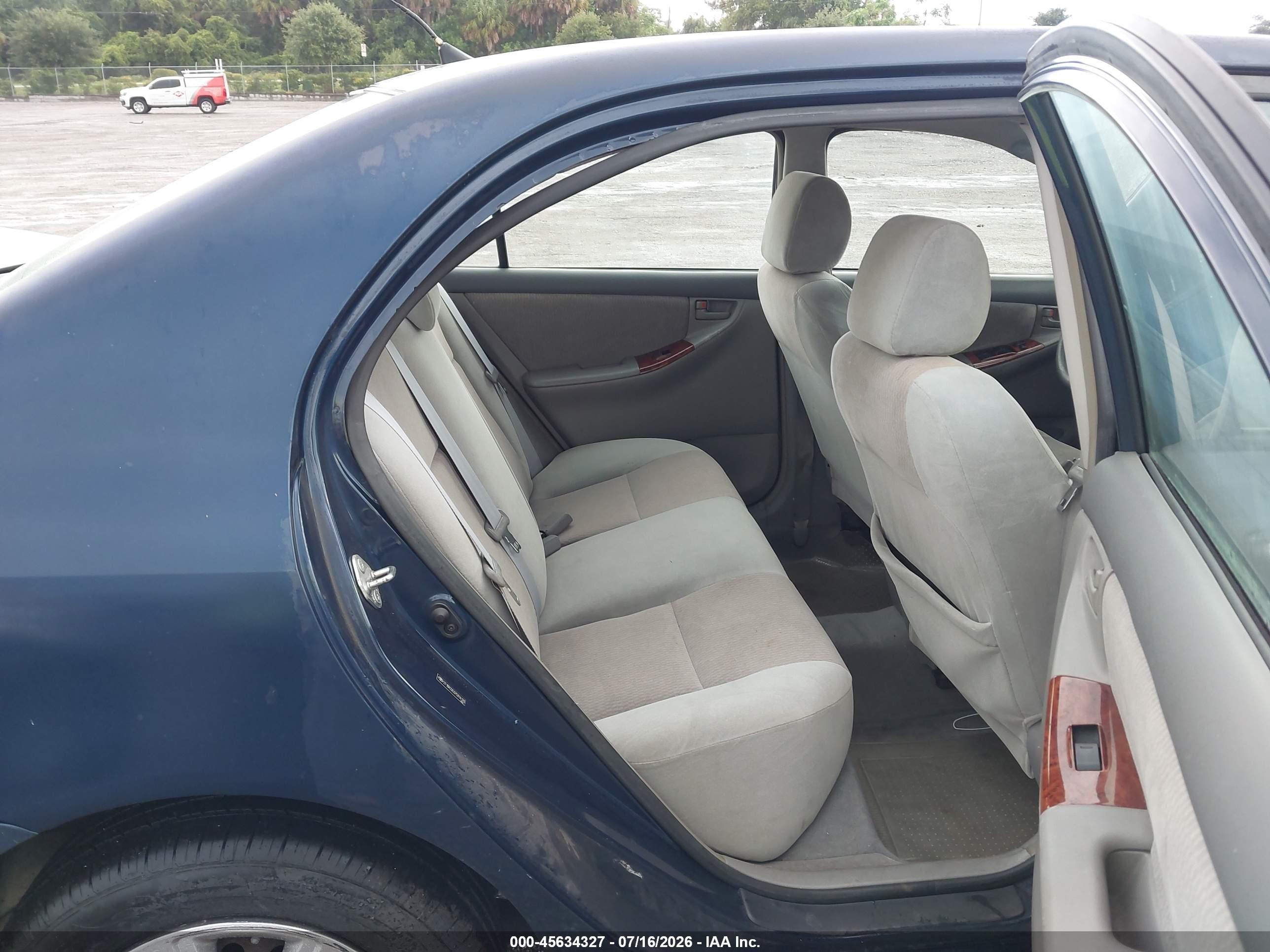 2007 Toyota Corolla Le Blue vin: 2T1BR32E67C814176