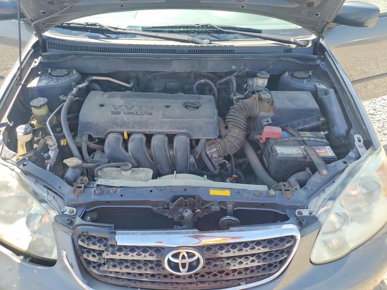 2007 Toyota Corolla Ce Gray vin: 2T1BR32E67C815716