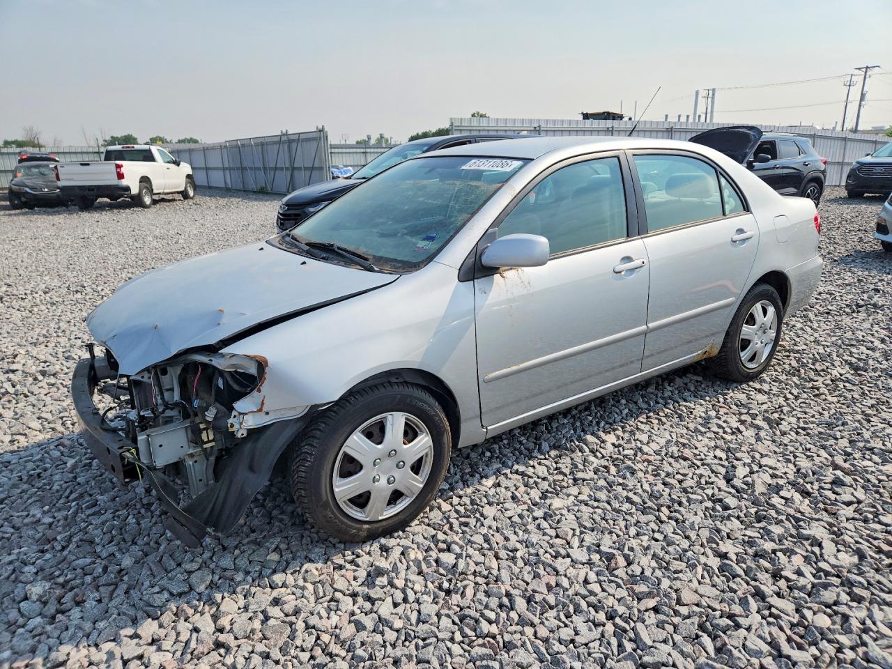 2007 Toyota Corolla Le Серебряный vin: 2T1BR32E67C840468