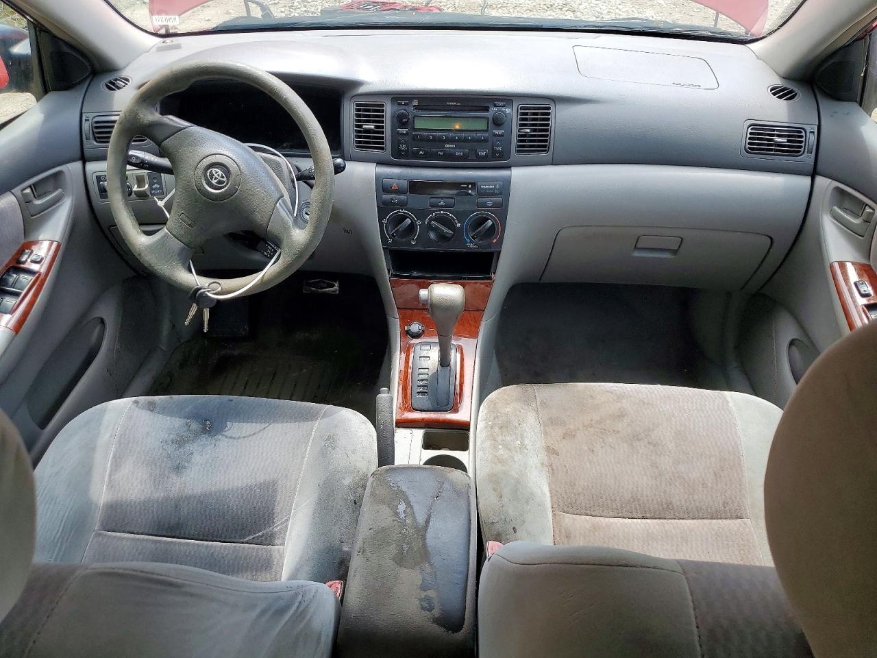 2007 Toyota Corolla Le Red vin: 2T1BR32E67C846237