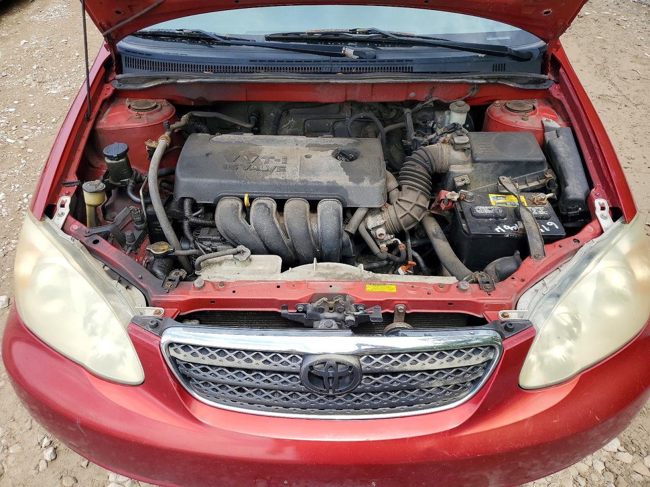 2007 Toyota Corolla Le Red vin: 2T1BR32E67C846237
