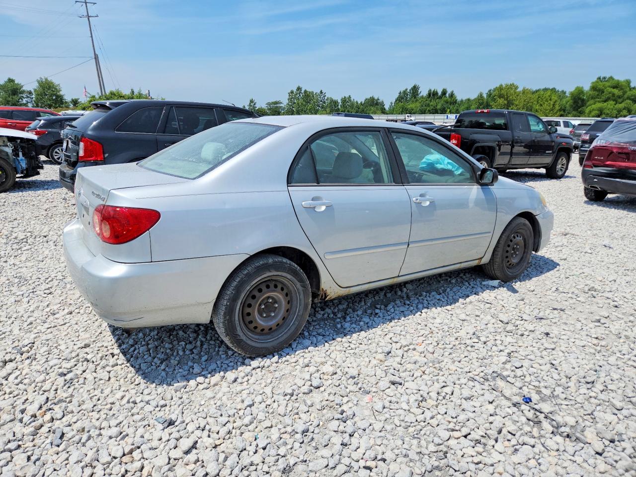 2007 Toyota Corolla Le Silver vin: 2T1BR32E67C846416