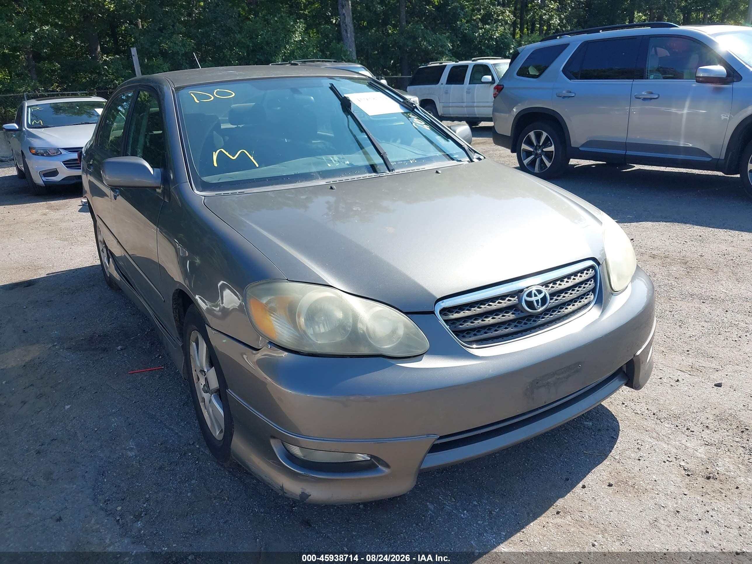 2007 Toyota Corolla S Gray vin: 2T1BR32E67C850286
