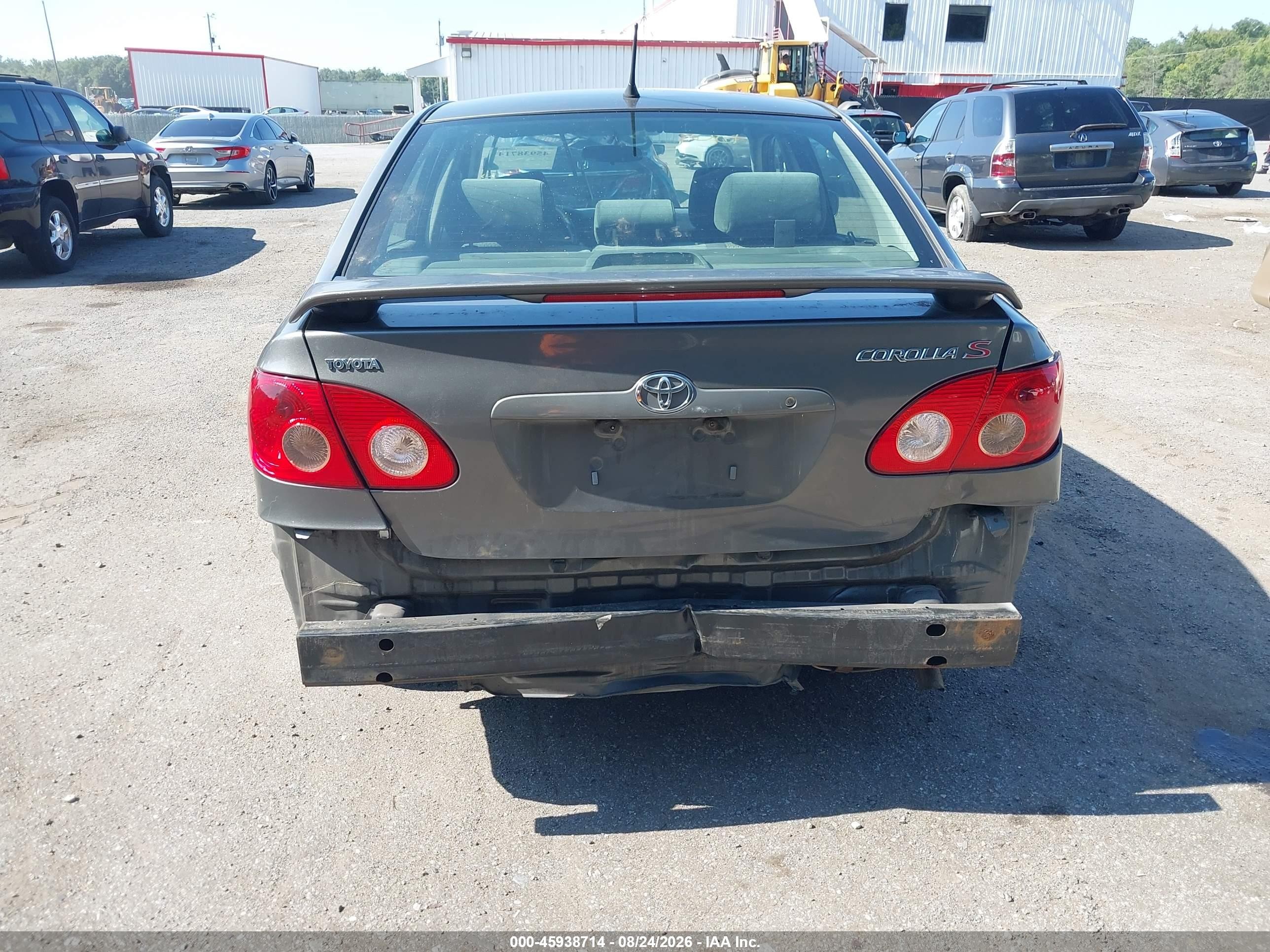 2007 Toyota Corolla S Gray vin: 2T1BR32E67C850286