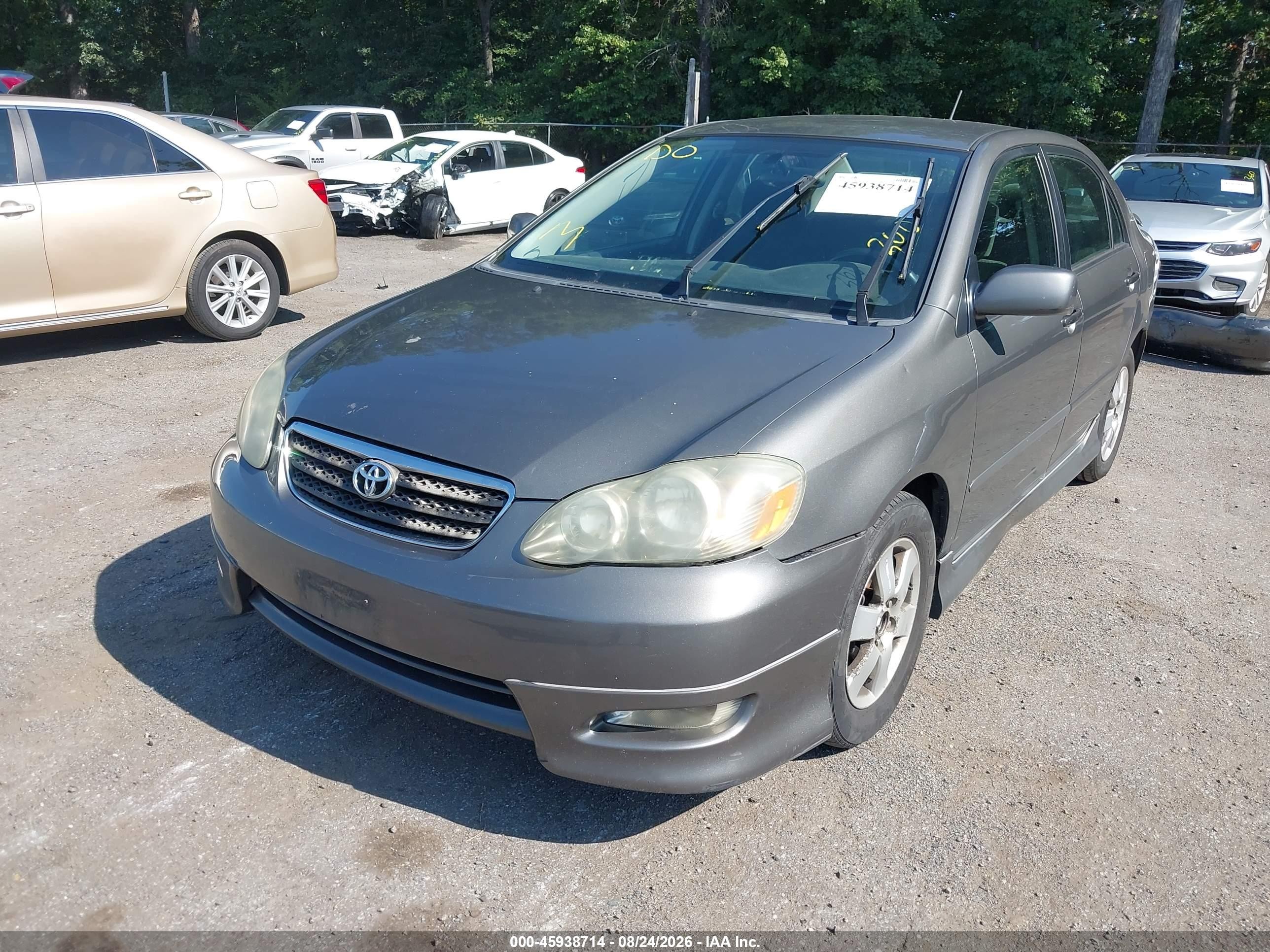 2007 Toyota Corolla S Gray vin: 2T1BR32E67C850286