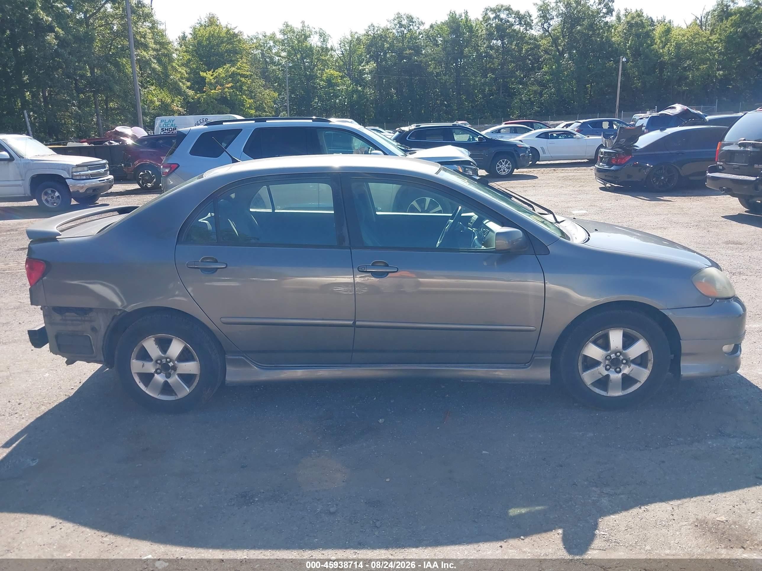 2007 Toyota Corolla S Gray vin: 2T1BR32E67C850286