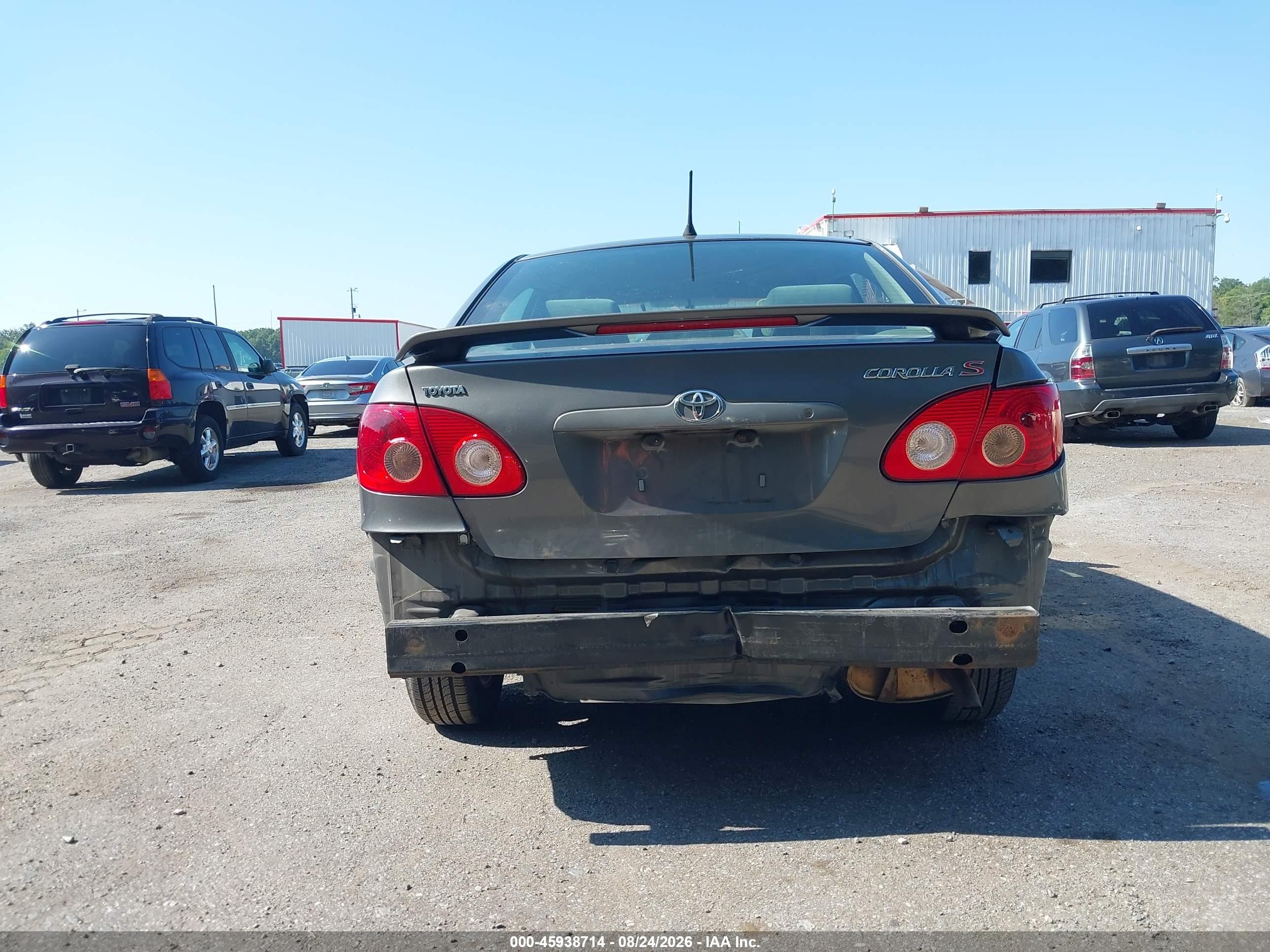 2007 Toyota Corolla S Gray vin: 2T1BR32E67C850286