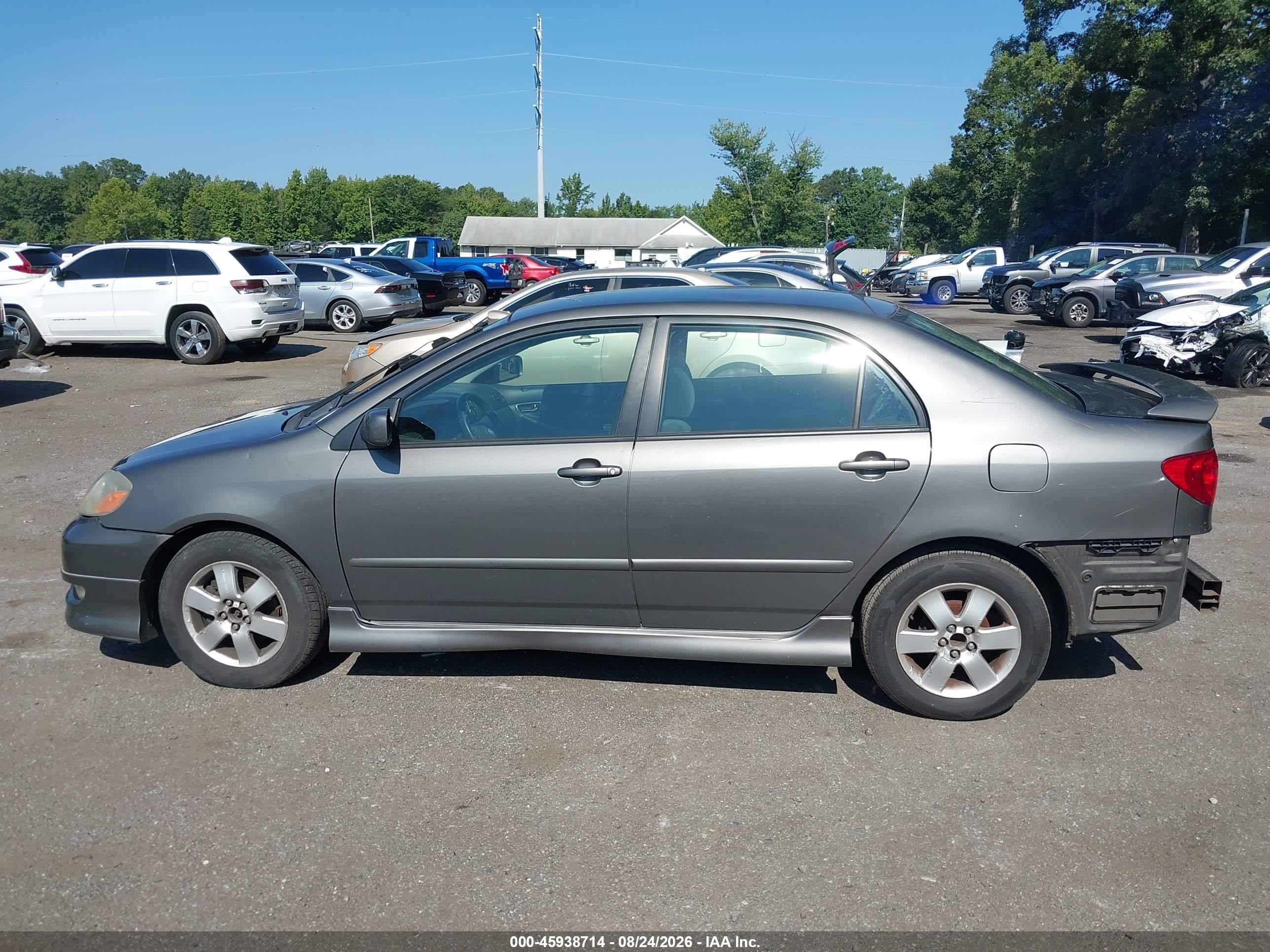 2007 Toyota Corolla S Gray vin: 2T1BR32E67C850286
